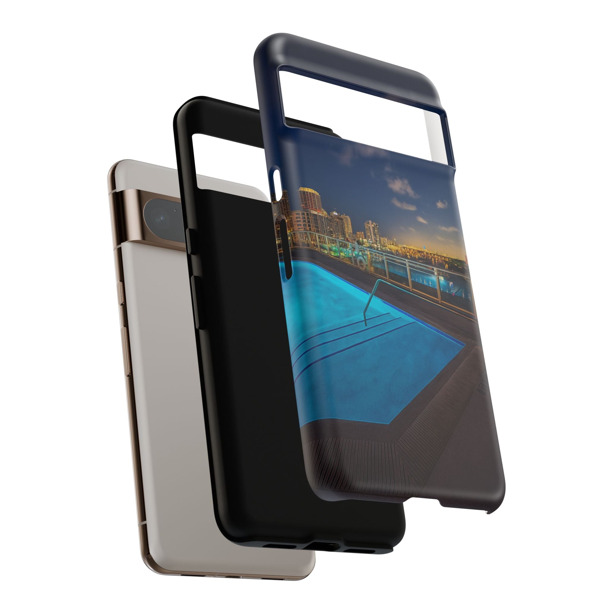 "Skyline Reflections" – Printed Phone Case