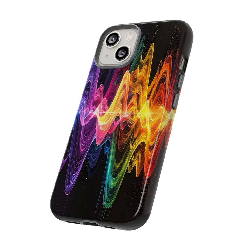 Resonant Spectrum: Digital Sound Wave Visualization, Chromatic Energy Flow - L’Art Suprême Phone Case