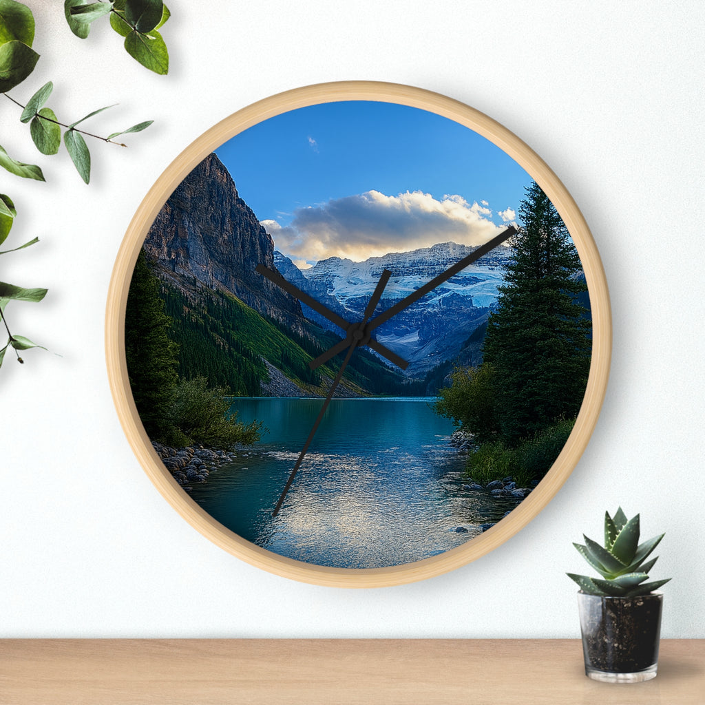 "Glacial Serenity" – Art Wall Clock