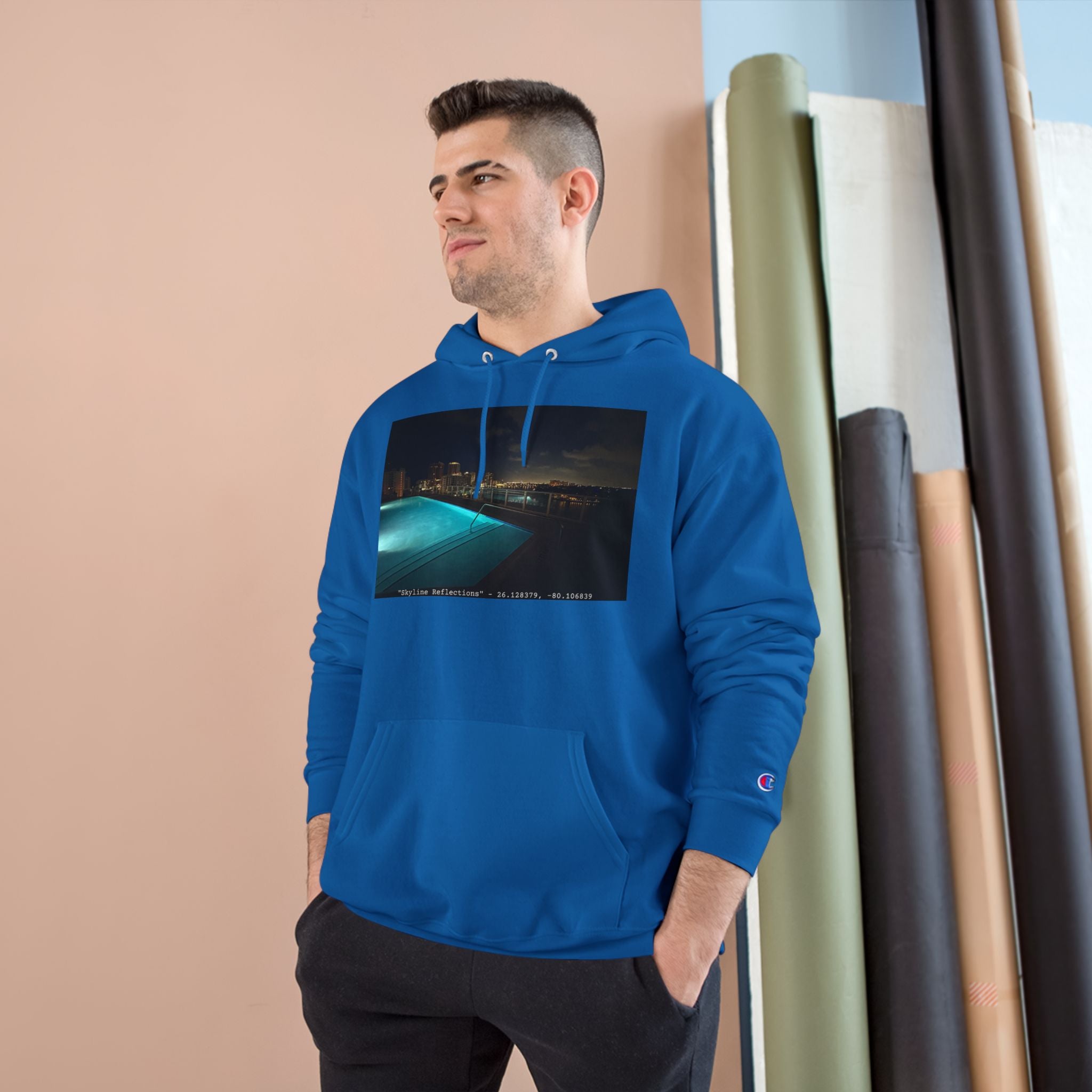 "Skyline Reflections" – Champion Edition Hoodie