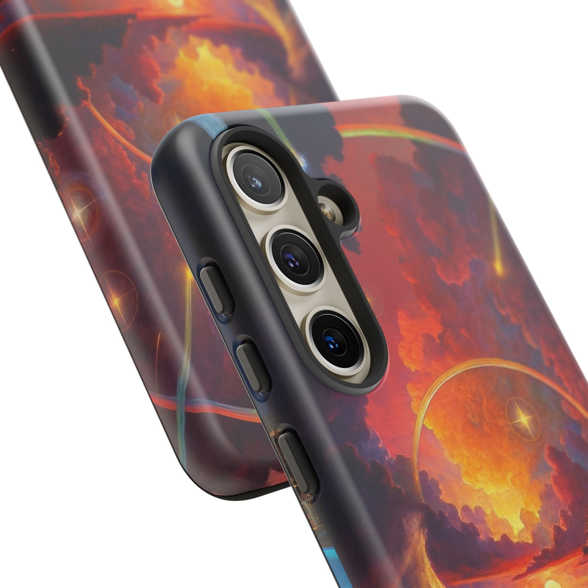 "Celestial Tides" – Printed Tough Phone Case