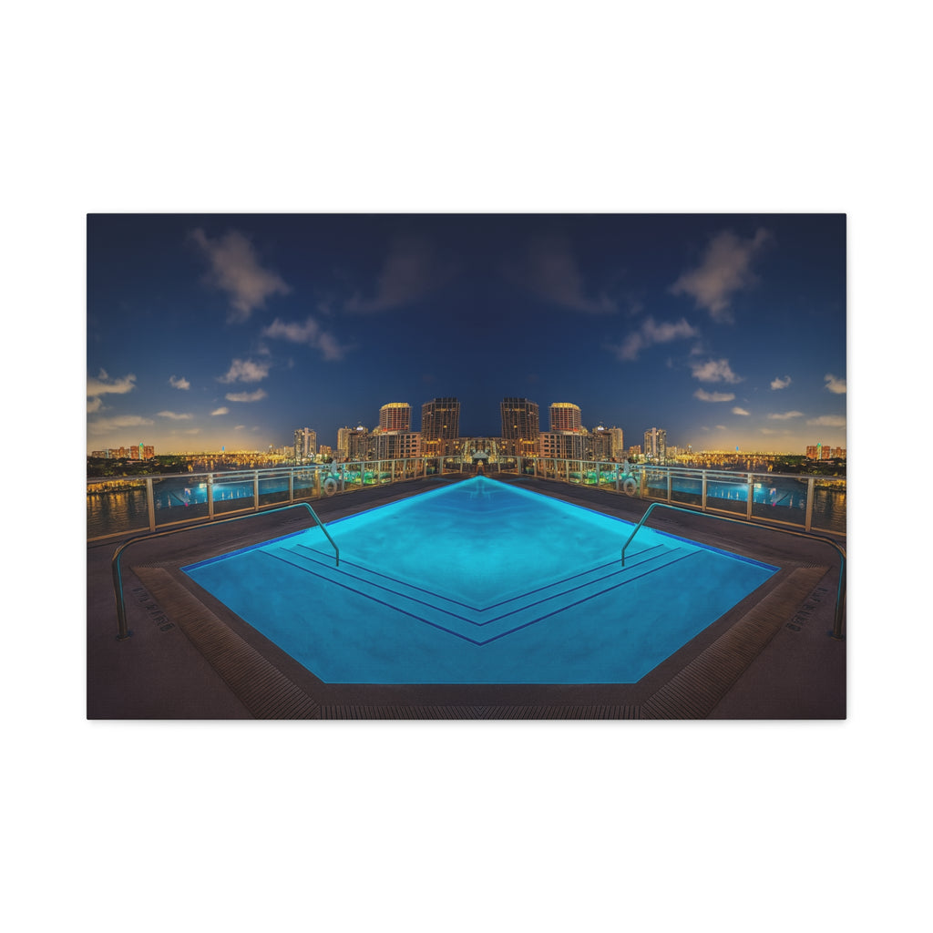 "Skyline Reflections" – Gallery Canvas Print
