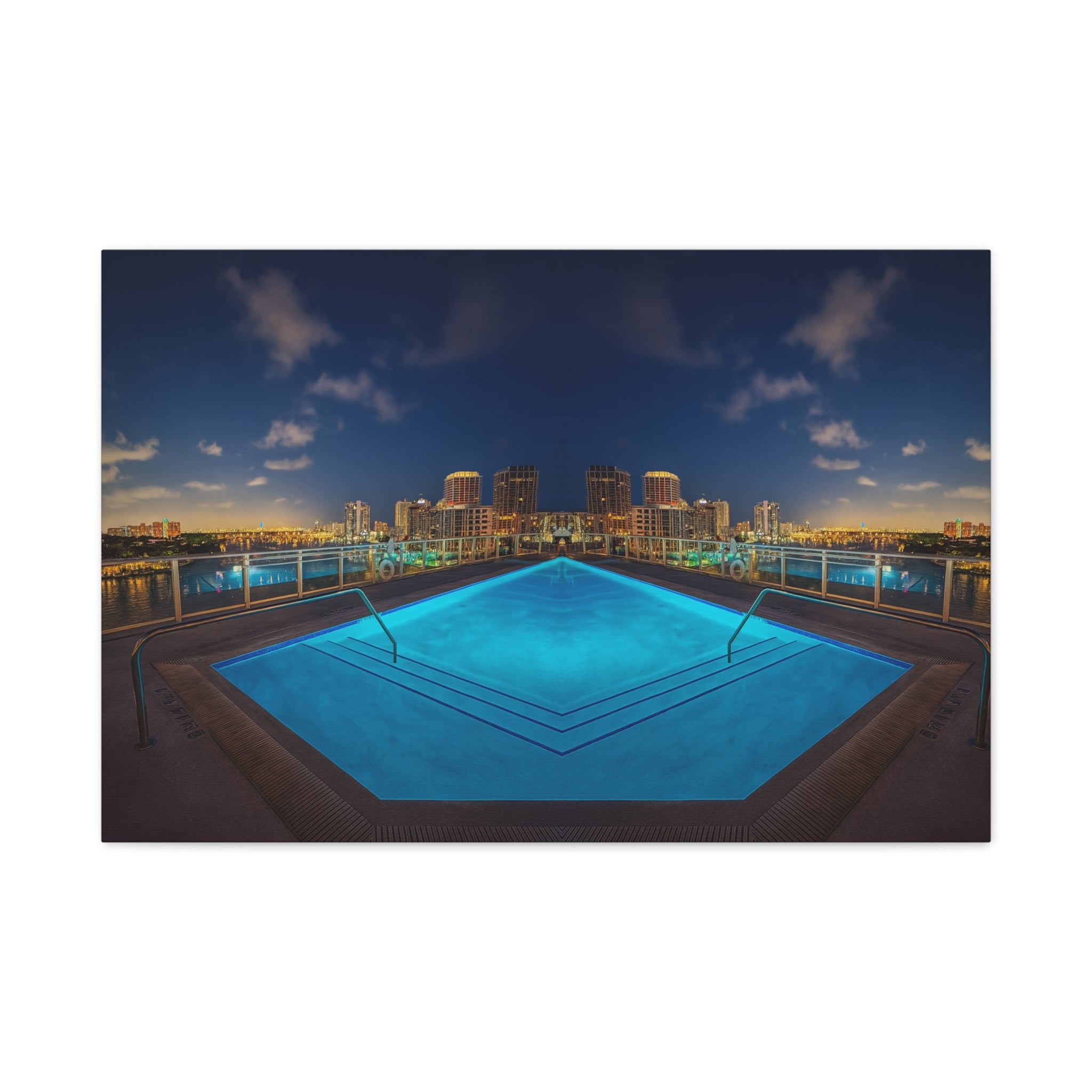 "Skyline Reflections" – Gallery Canvas Print