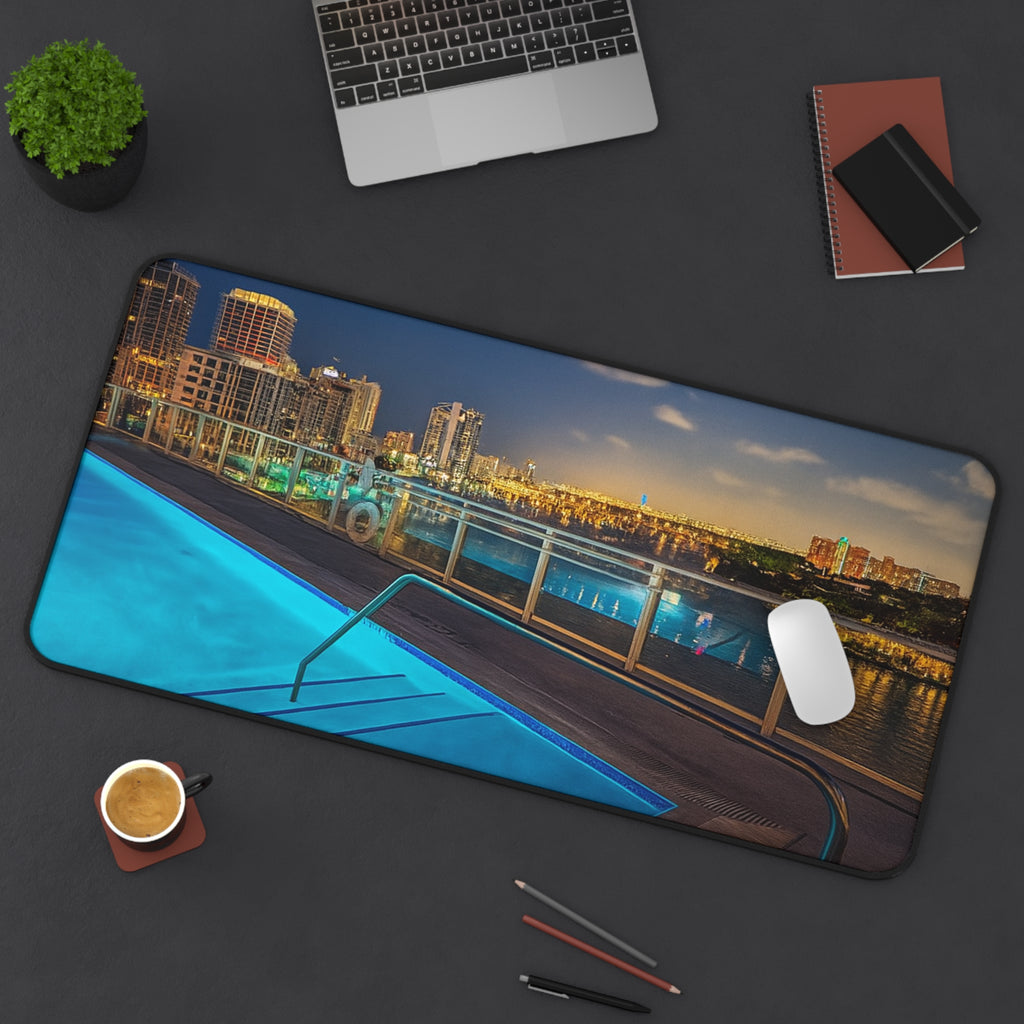 “Skyline Reflections" – Premium Desk Mat