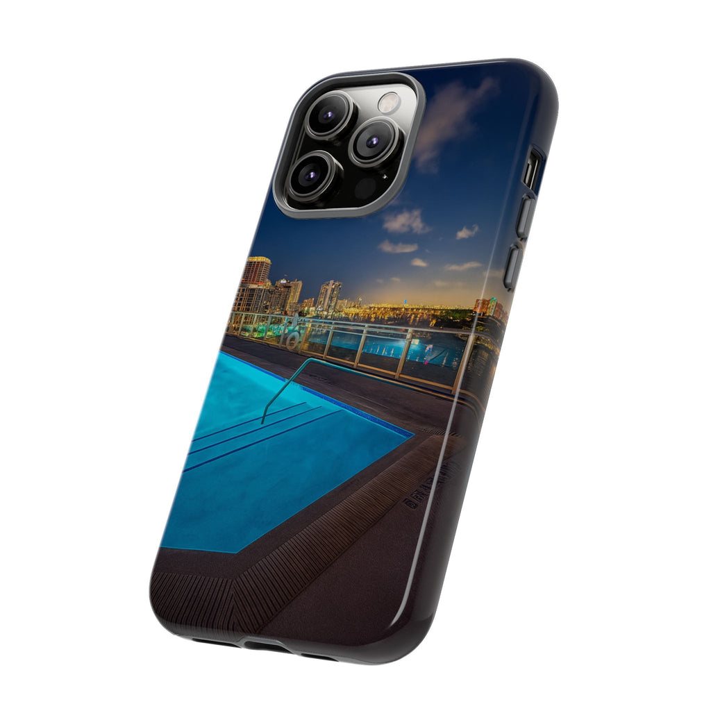 "Skyline Reflections" – Printed Phone Case