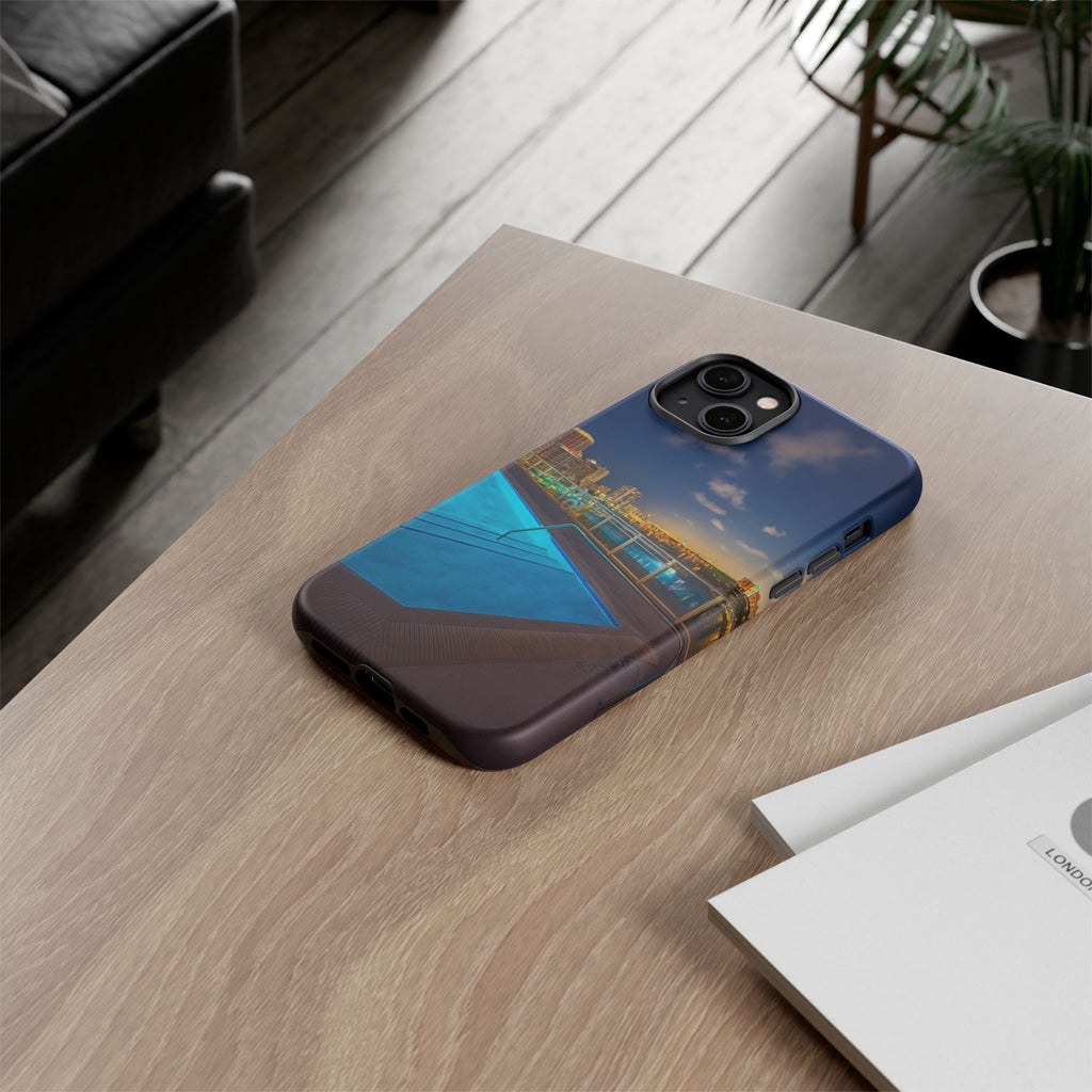 "Skyline Reflections" – Printed Phone Case