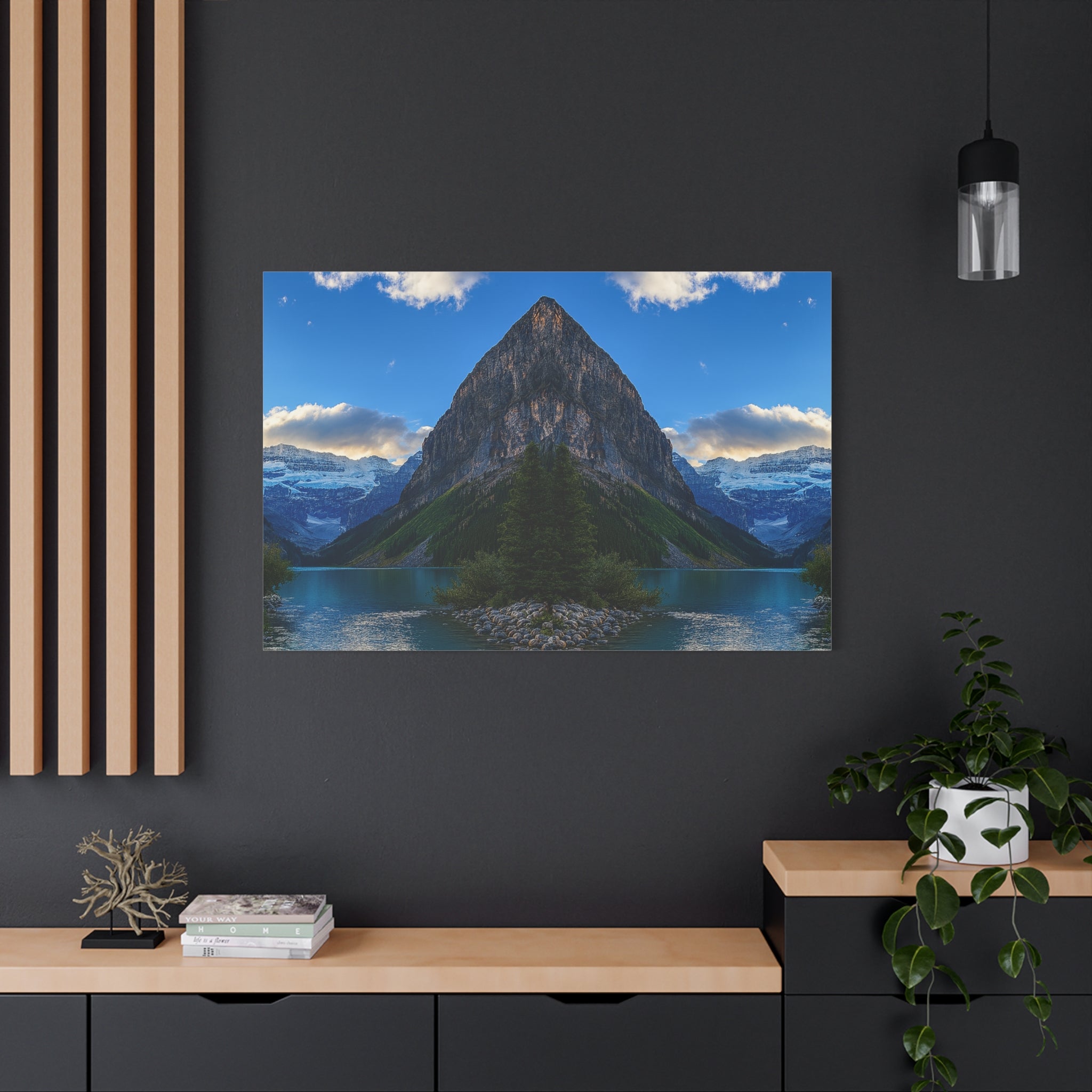 "Glacial Reflections" – Gallery Canvas Print