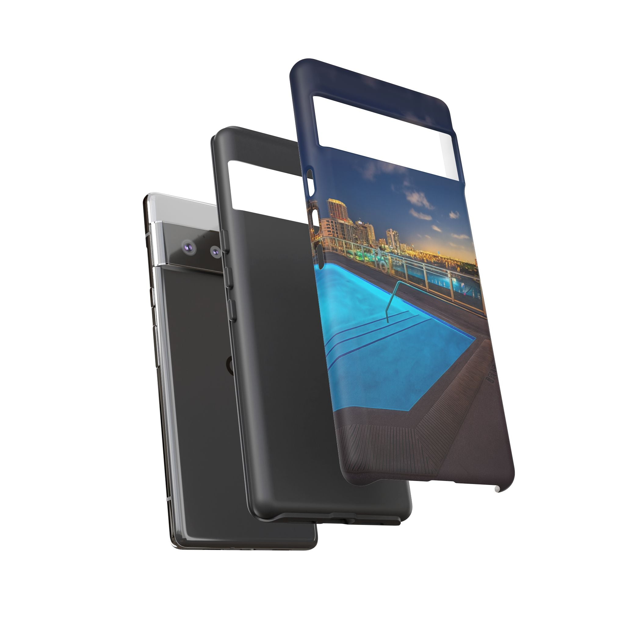 "Skyline Reflections" – Printed Phone Case