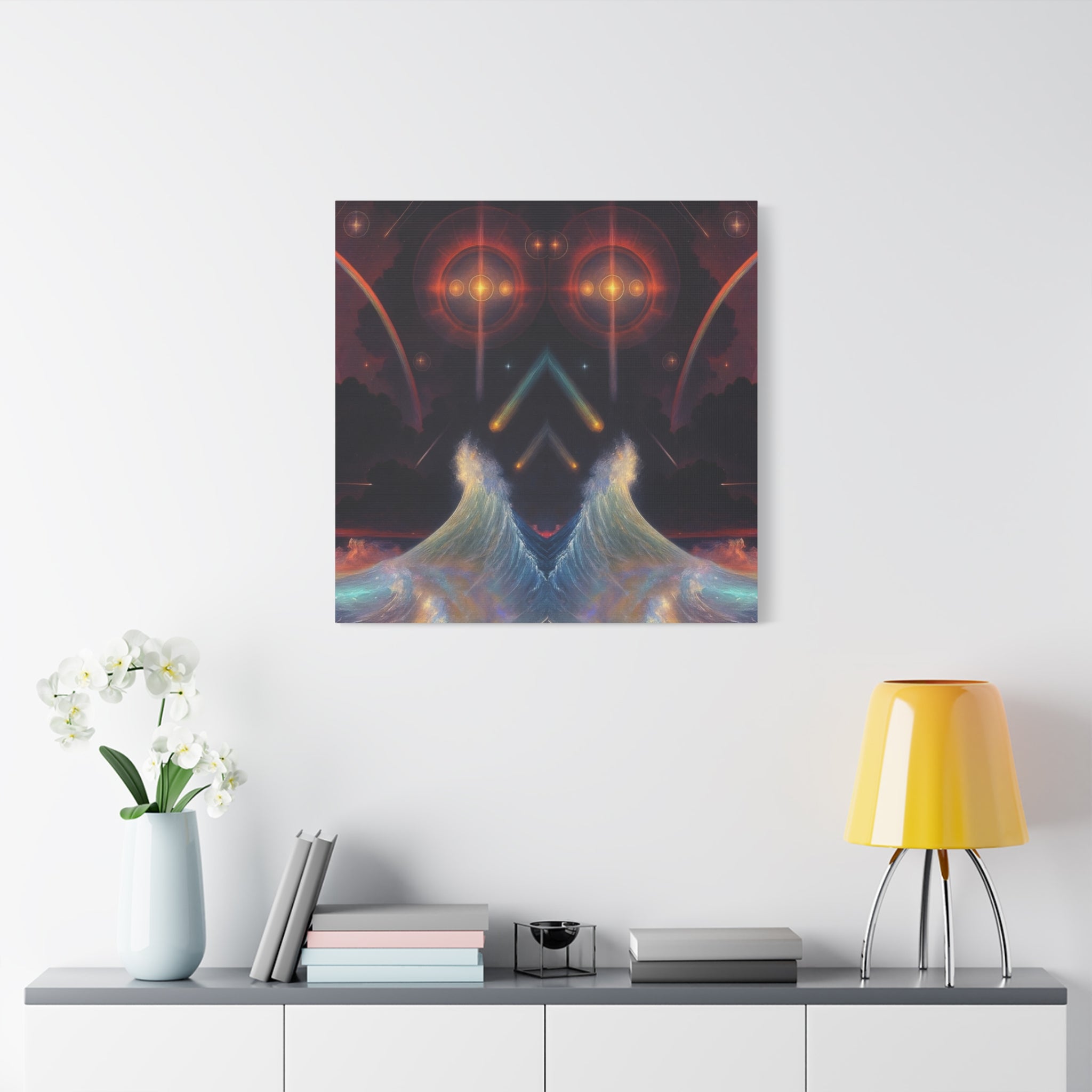 "Celestial Tides" – Gallery Canvas Print
