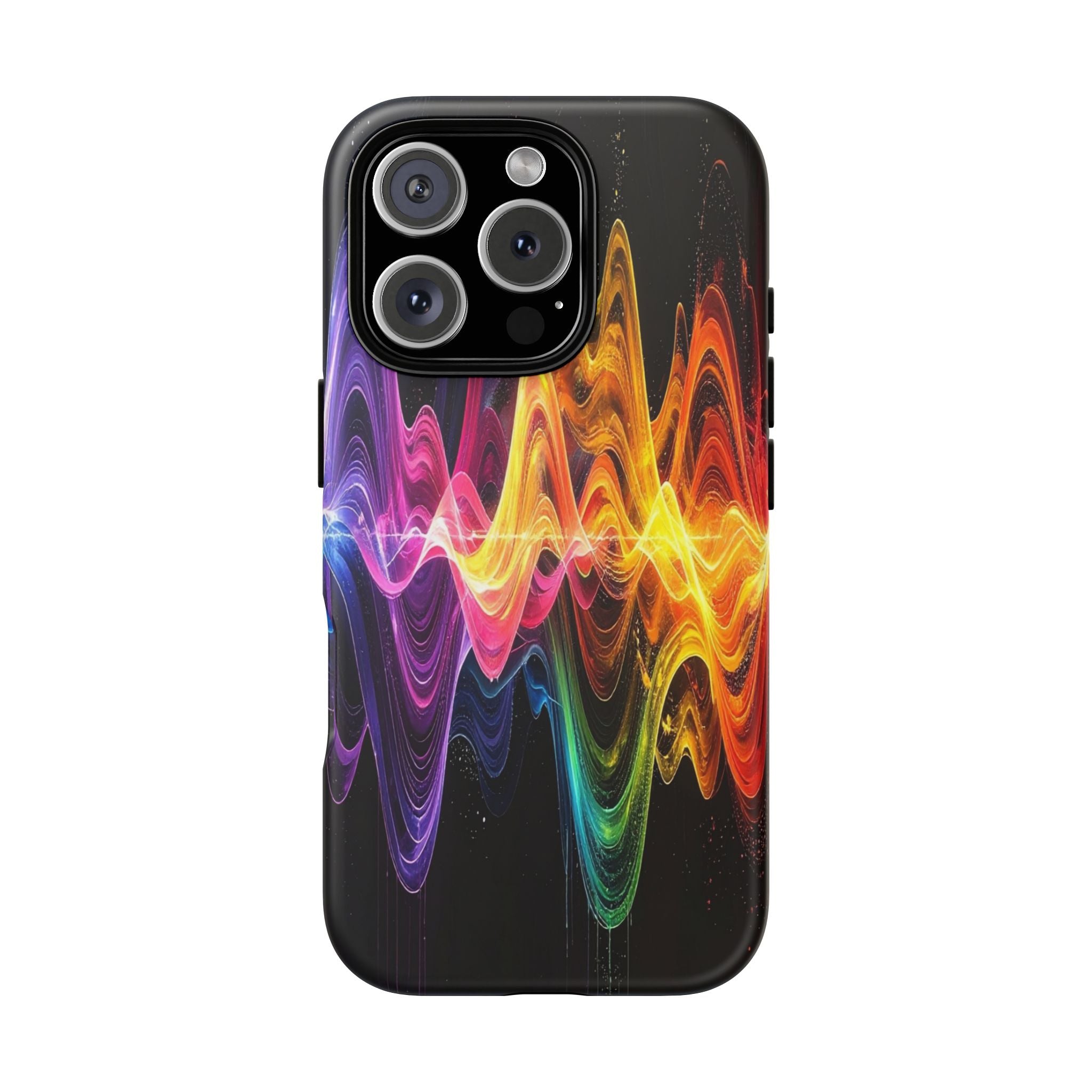 Resonant Spectrum: Digital Sound Wave Visualization, Chromatic Energy Flow - L’Art Suprême Phone Case