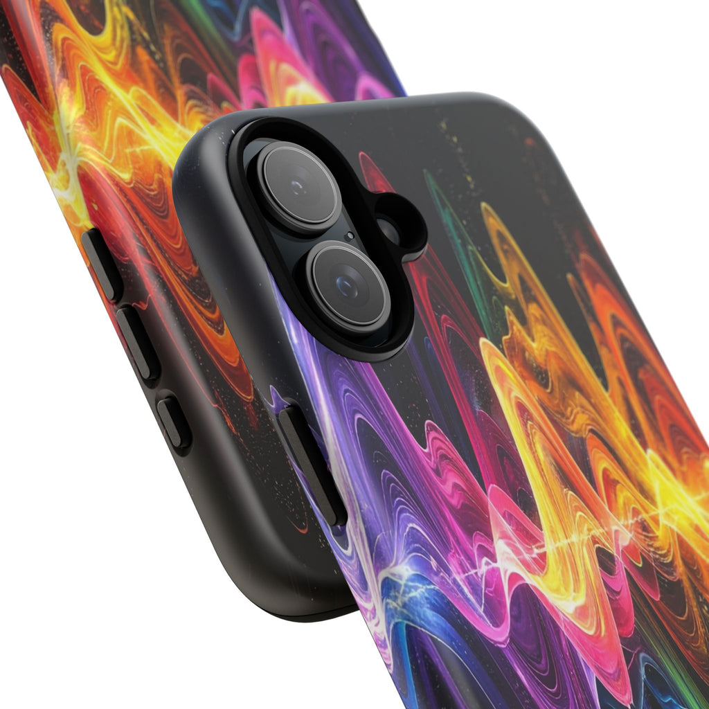 Resonant Spectrum: Digital Sound Wave Visualization, Chromatic Energy Flow - L’Art Suprême Phone Case