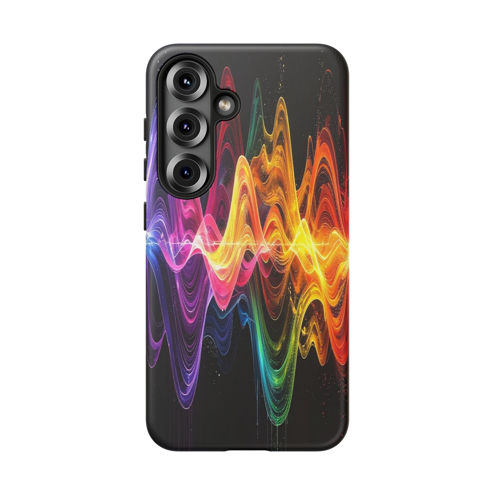 Resonant Spectrum: Digital Sound Wave Visualization, Chromatic Energy Flow - L’Art Suprême Phone Case