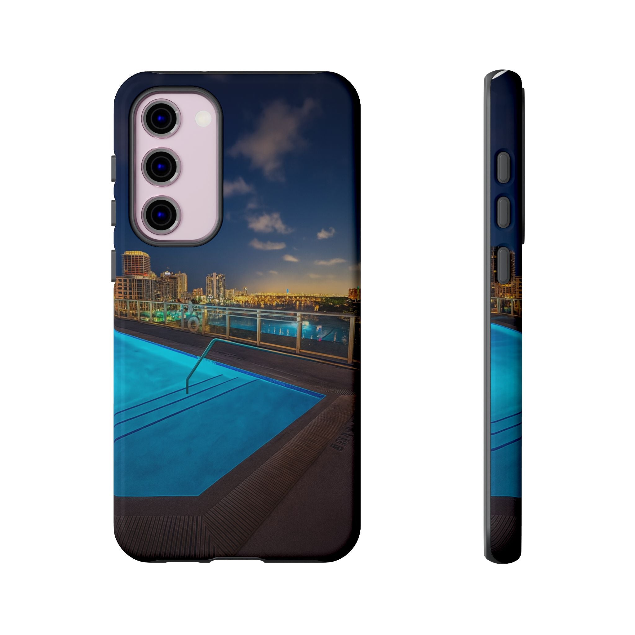 "Skyline Reflections" – Printed Phone Case