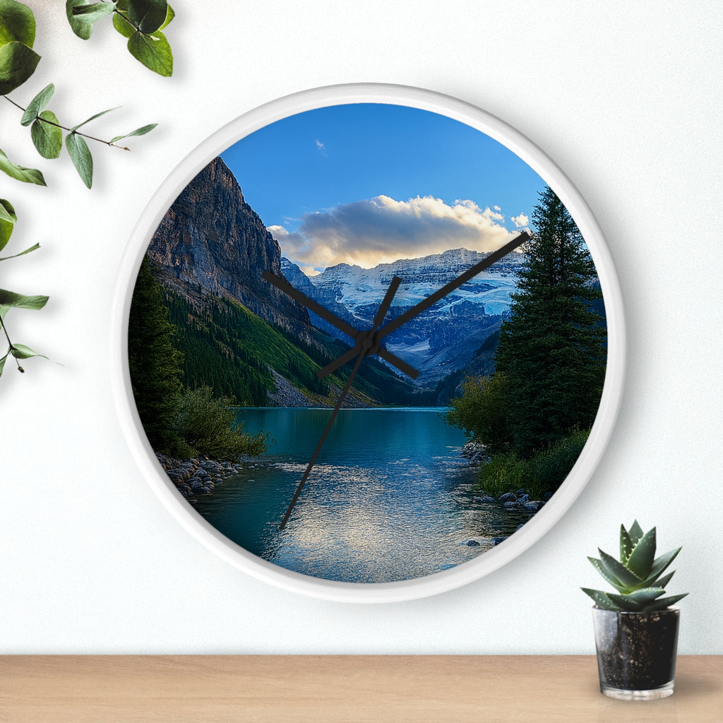 "Glacial Serenity" – Art Wall Clock