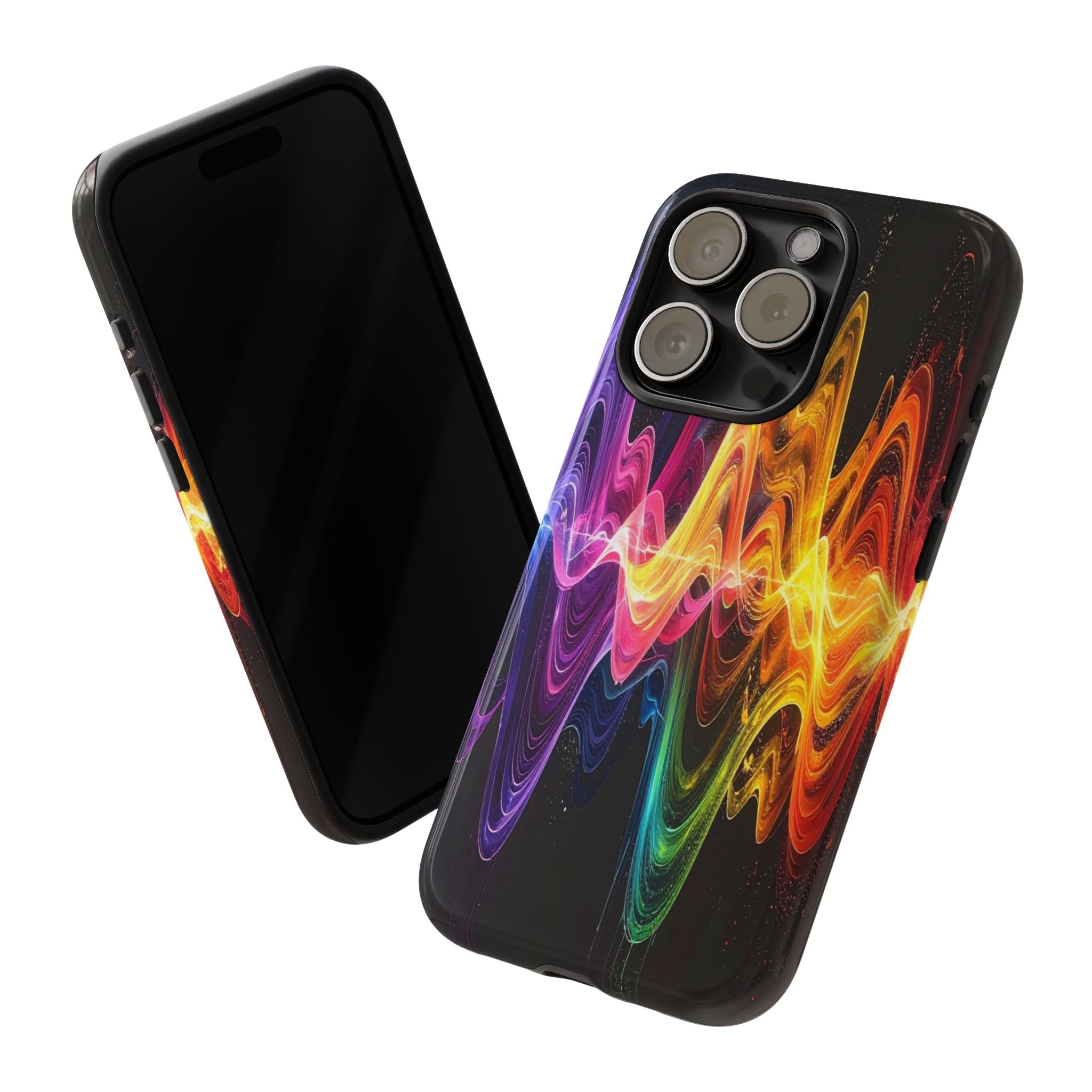 Resonant Spectrum: Digital Sound Wave Visualization, Chromatic Energy Flow - L’Art Suprême Phone Case