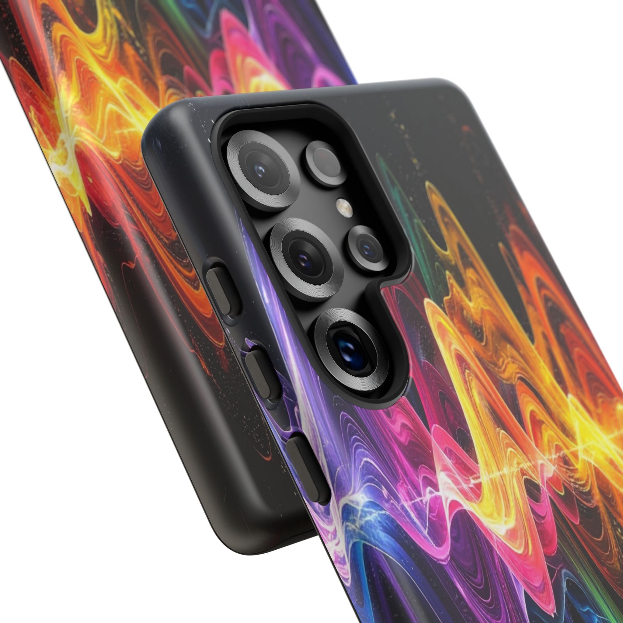 Resonant Spectrum: Digital Sound Wave Visualization, Chromatic Energy Flow - L’Art Suprême Phone Case