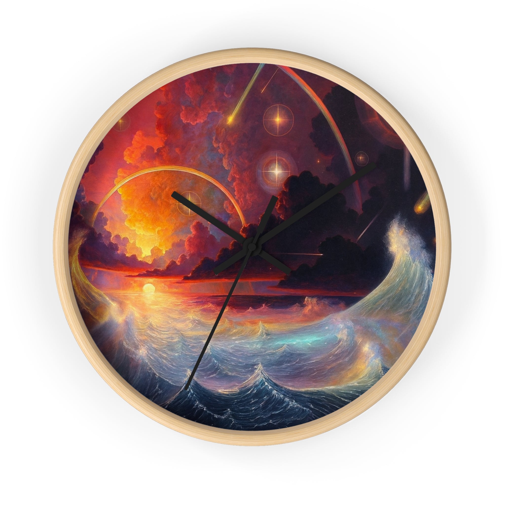 "Celestial Tides" – Art Wall Clock