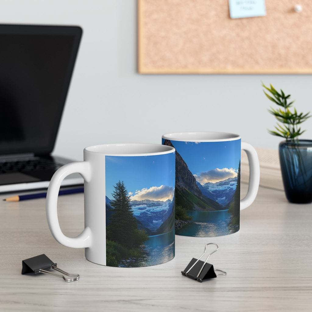 "Glacial Serenity" – Ceramic Mug