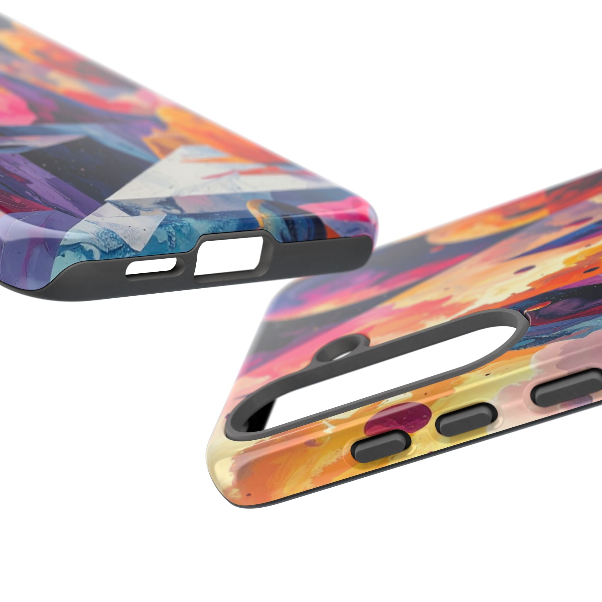 Cosmic Geometrica: Floating Spheres of Abstraction, Digital Dreamscape Dimensions - L’Art Suprême Phone Case