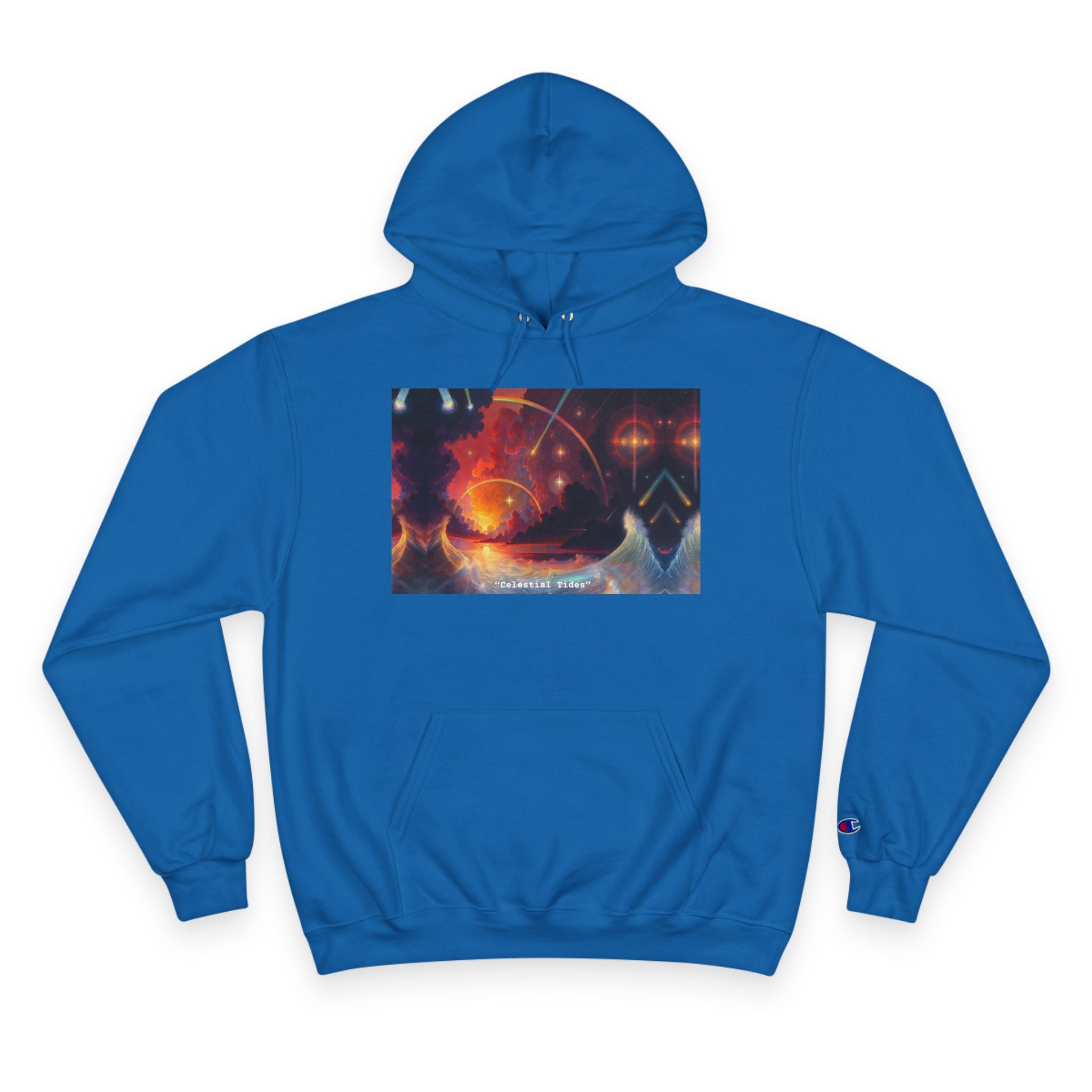 "Celestial Tides" – Champion Hoodie