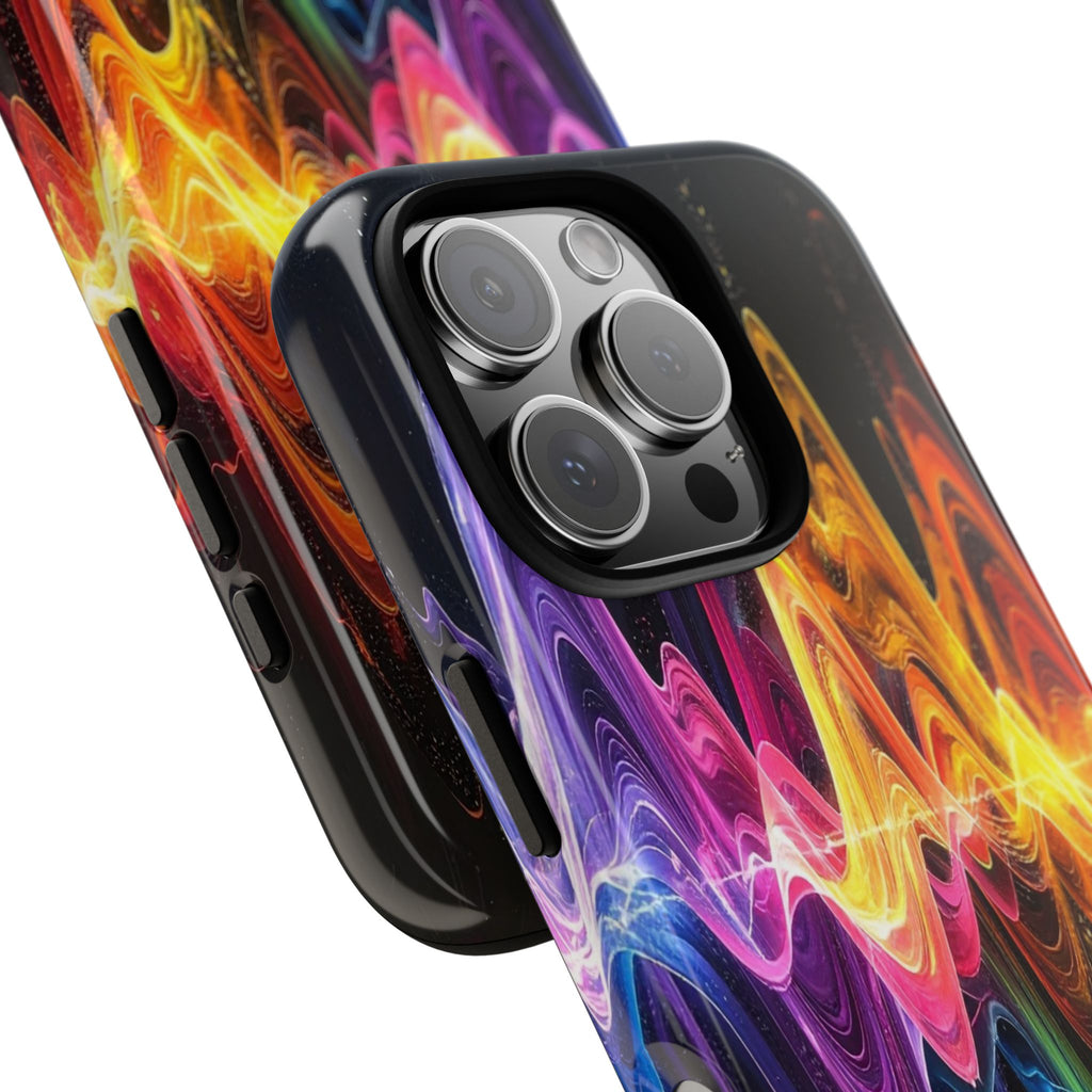 Resonant Spectrum: Digital Sound Wave Visualization, Chromatic Energy Flow - L’Art Suprême Phone Case