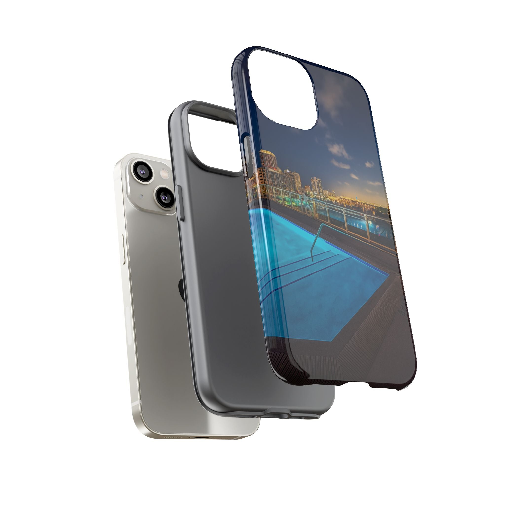 "Skyline Reflections" – Printed Phone Case