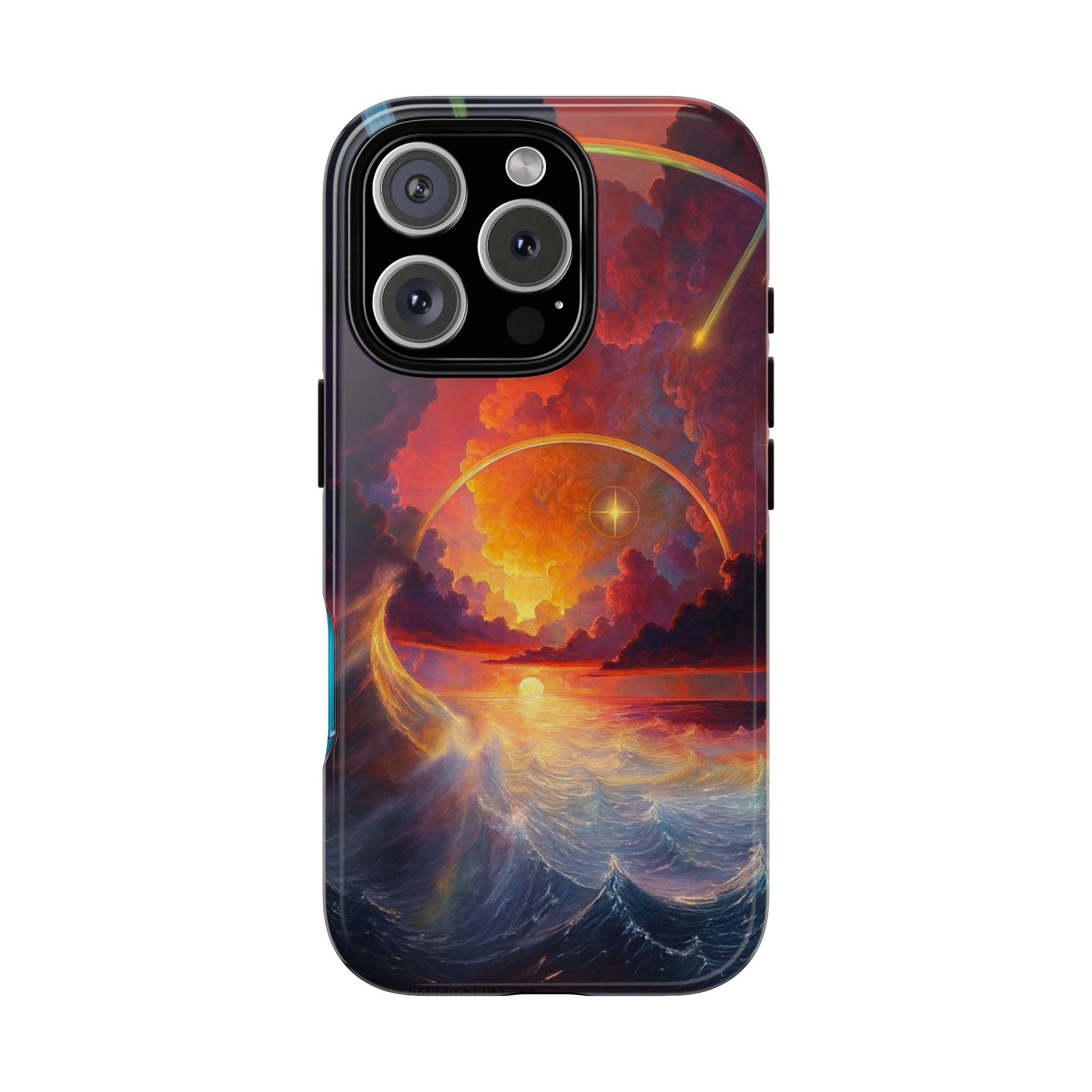 "Celestial Tides" – Printed Tough Phone Case