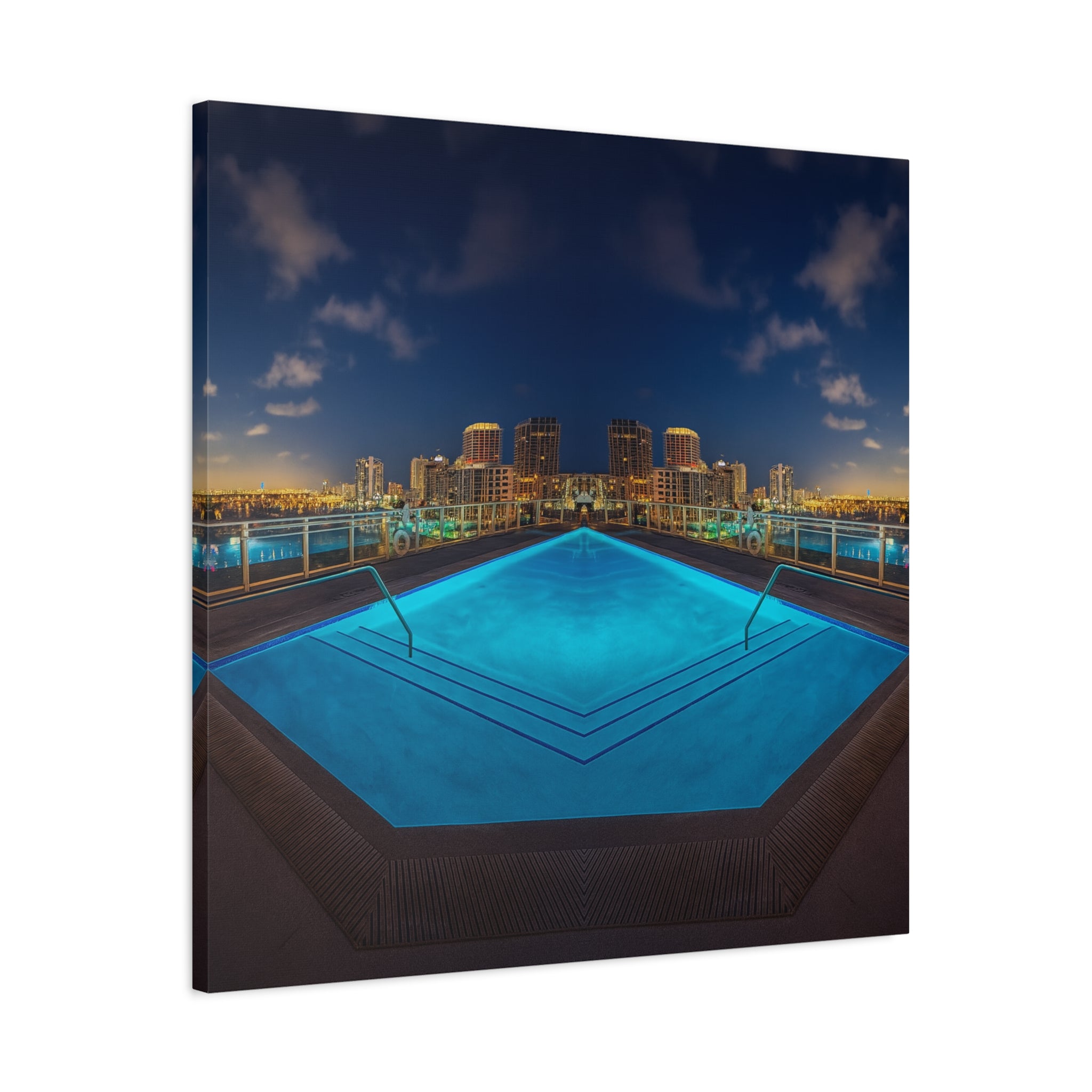 "Skyline Reflections" – Gallery Canvas Print