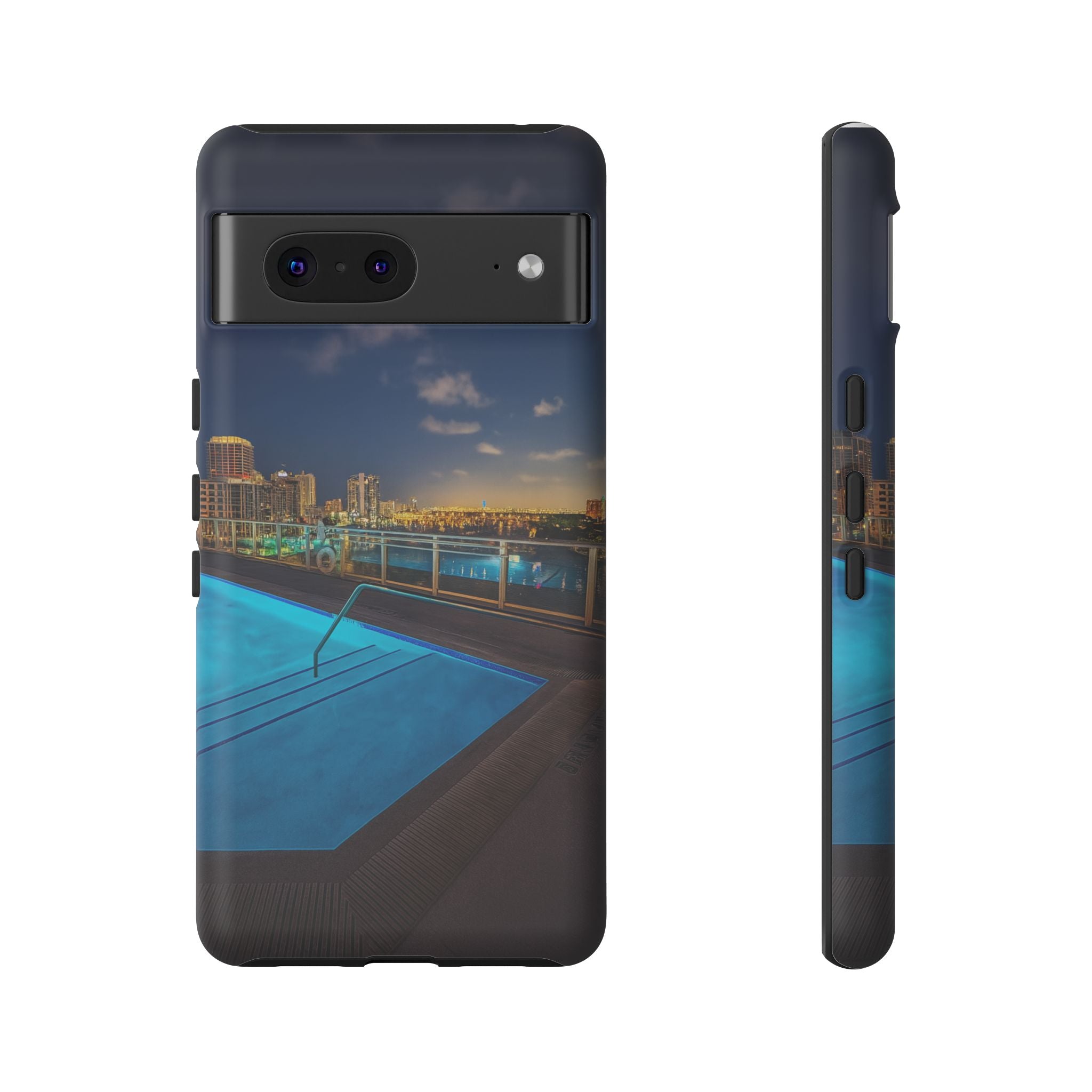 "Skyline Reflections" – Printed Phone Case