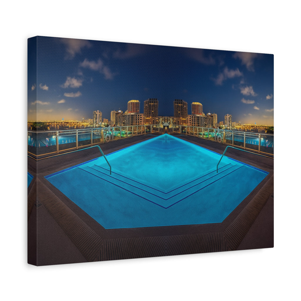 "Skyline Reflections" – Gallery Canvas Print