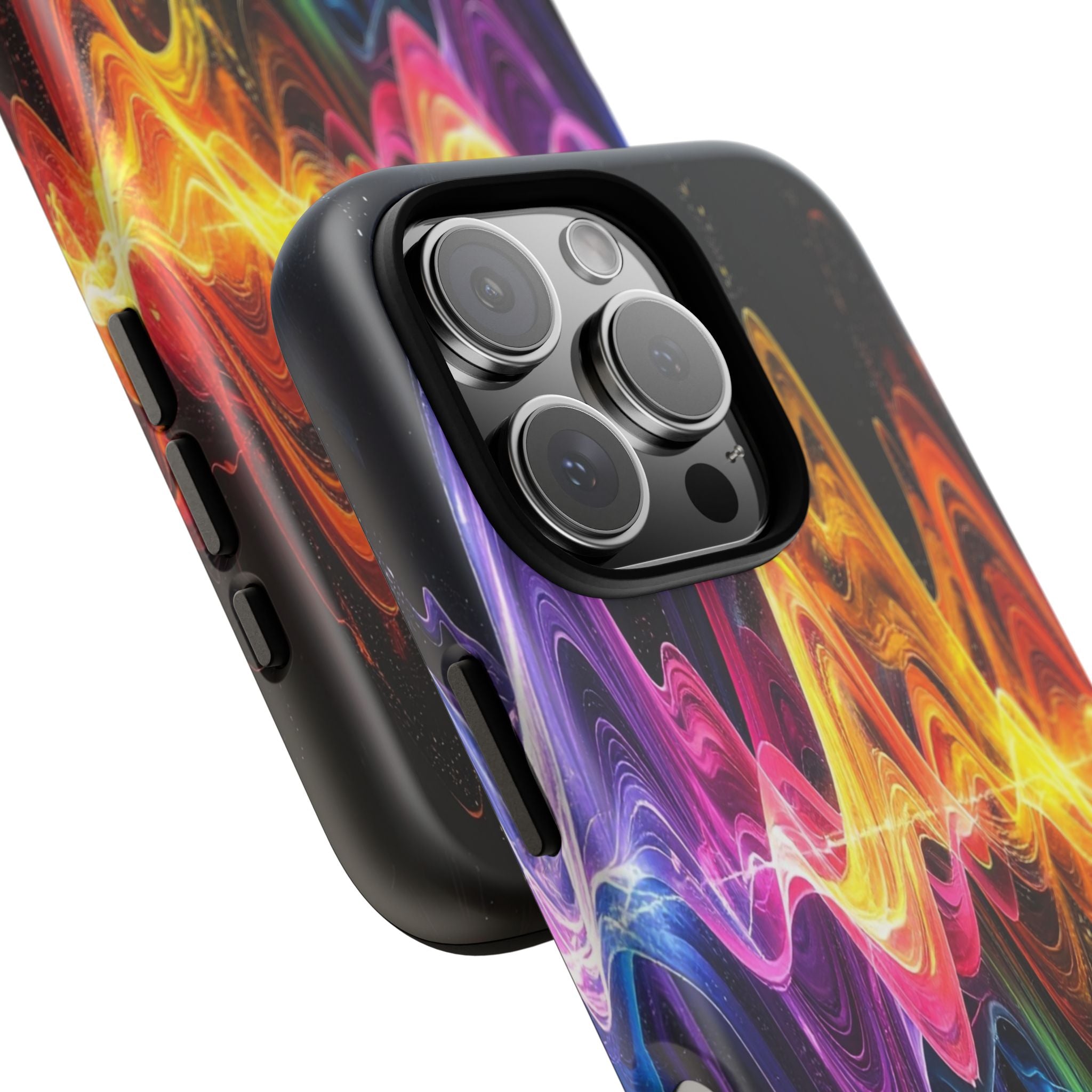 Resonant Spectrum: Digital Sound Wave Visualization, Chromatic Energy Flow - L’Art Suprême Phone Case