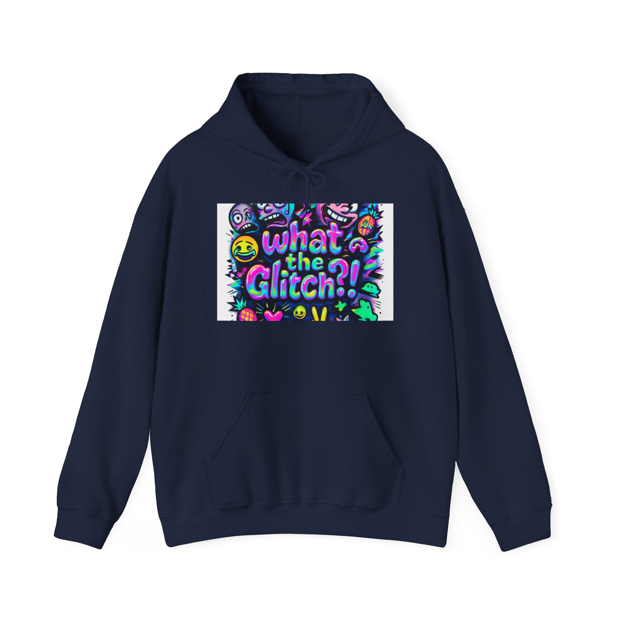 "What the Glitch" - Unisex Heavy Blend™ Hooded Sweatshirt