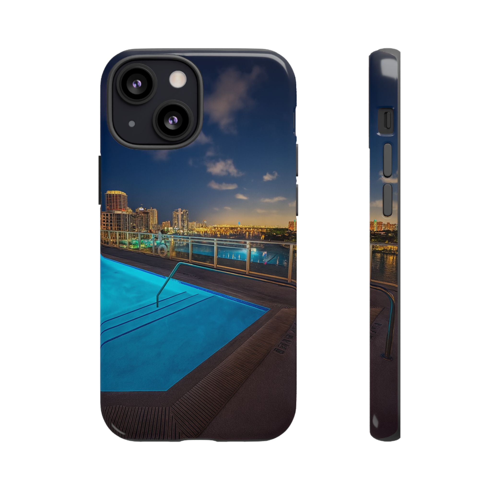 "Skyline Reflections" – Printed Phone Case