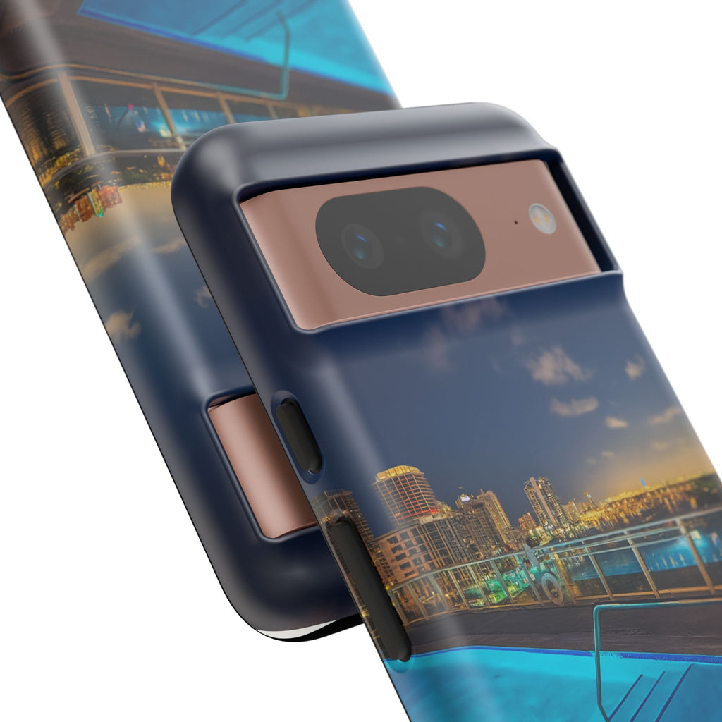 "Skyline Reflections" – Printed Phone Case