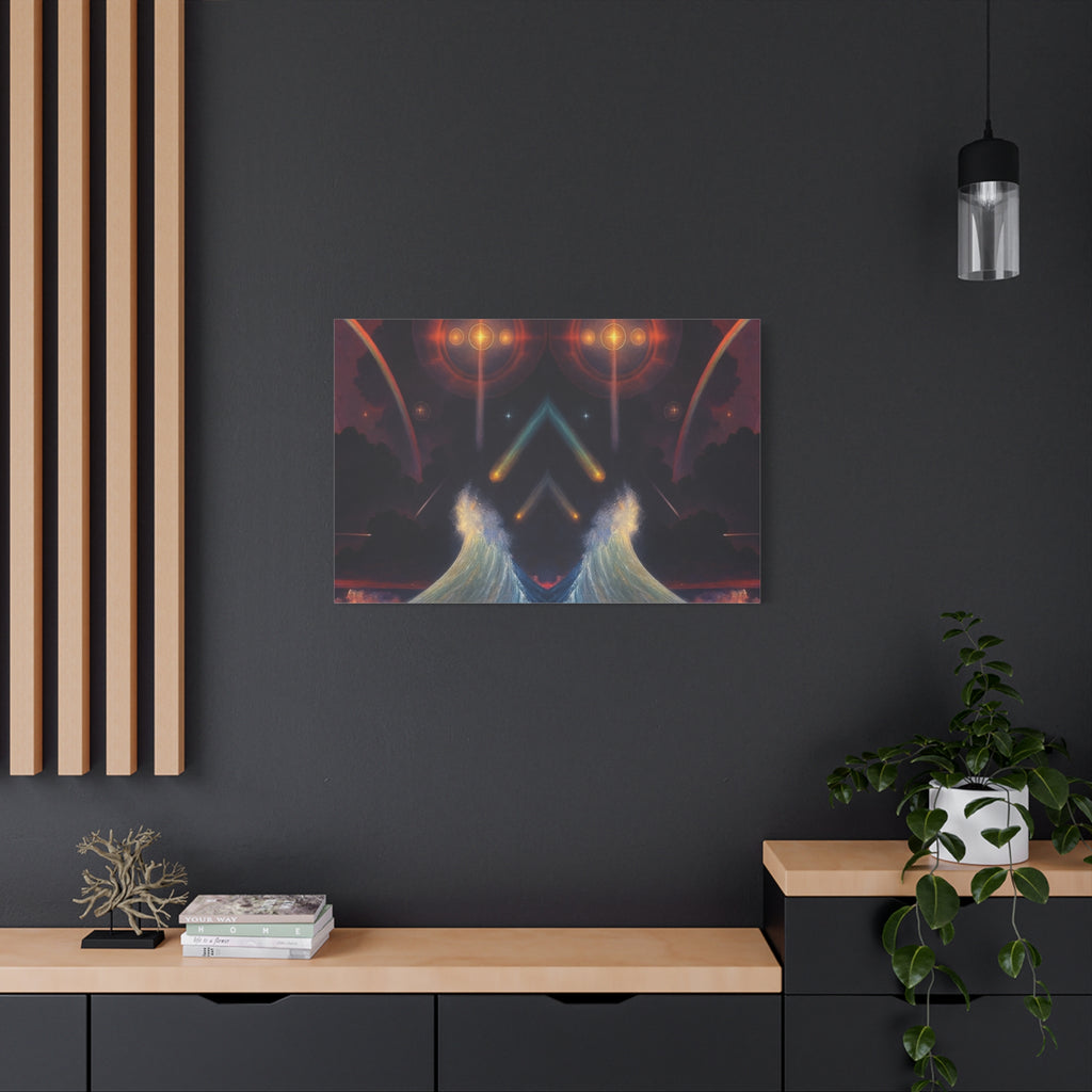 "Celestial Tides" – Gallery Canvas Print