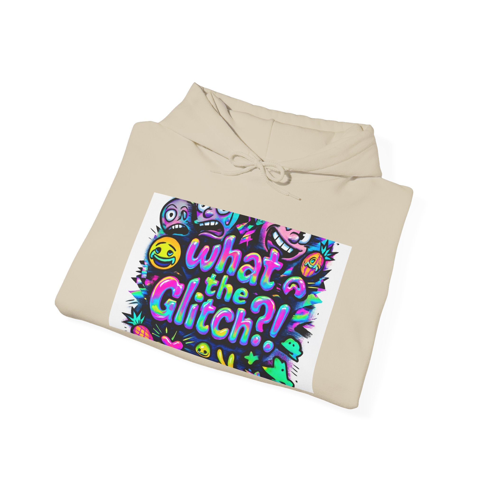 "What the Glitch" - Unisex Heavy Blend™ Hooded Sweatshirt
