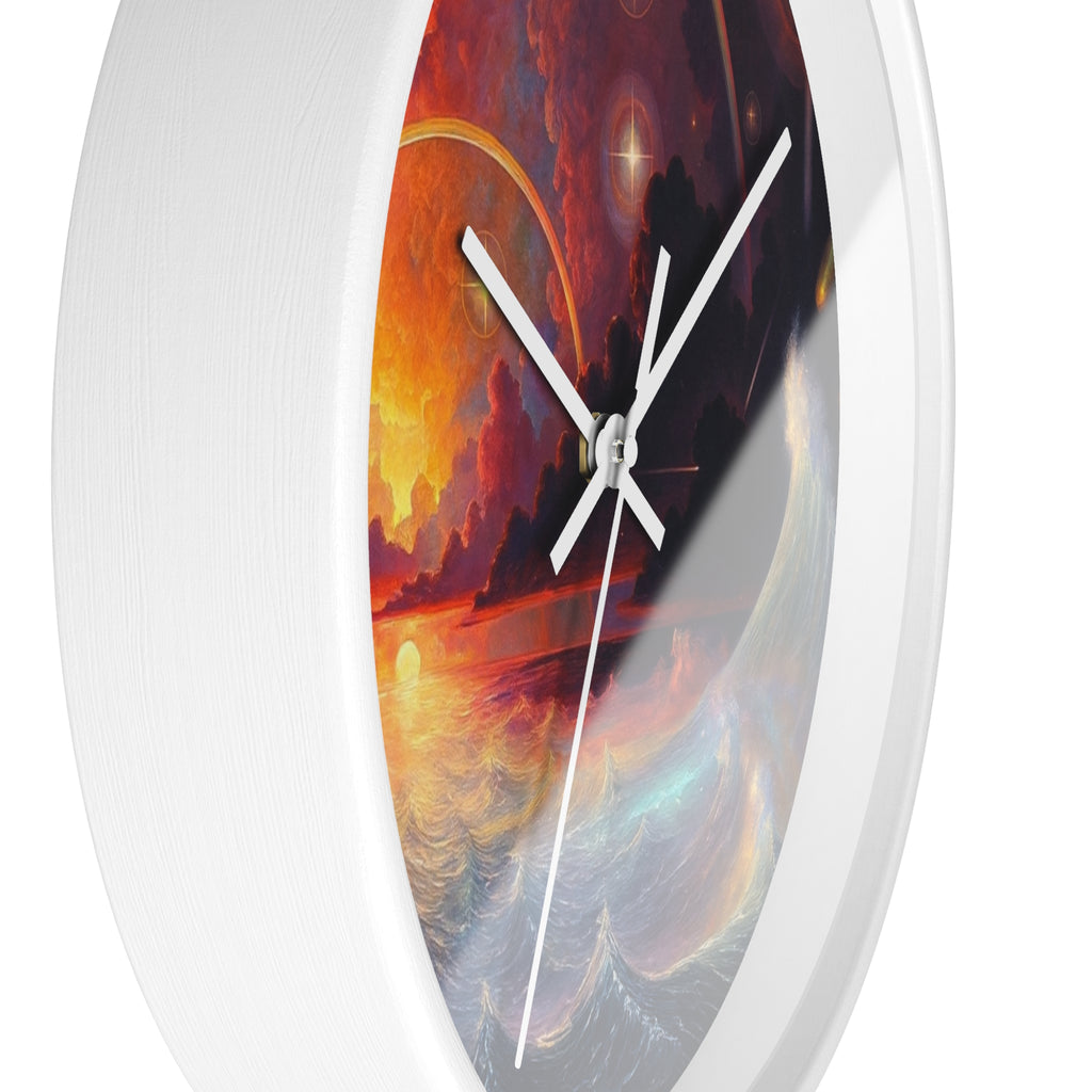 "Celestial Tides" – Art Wall Clock