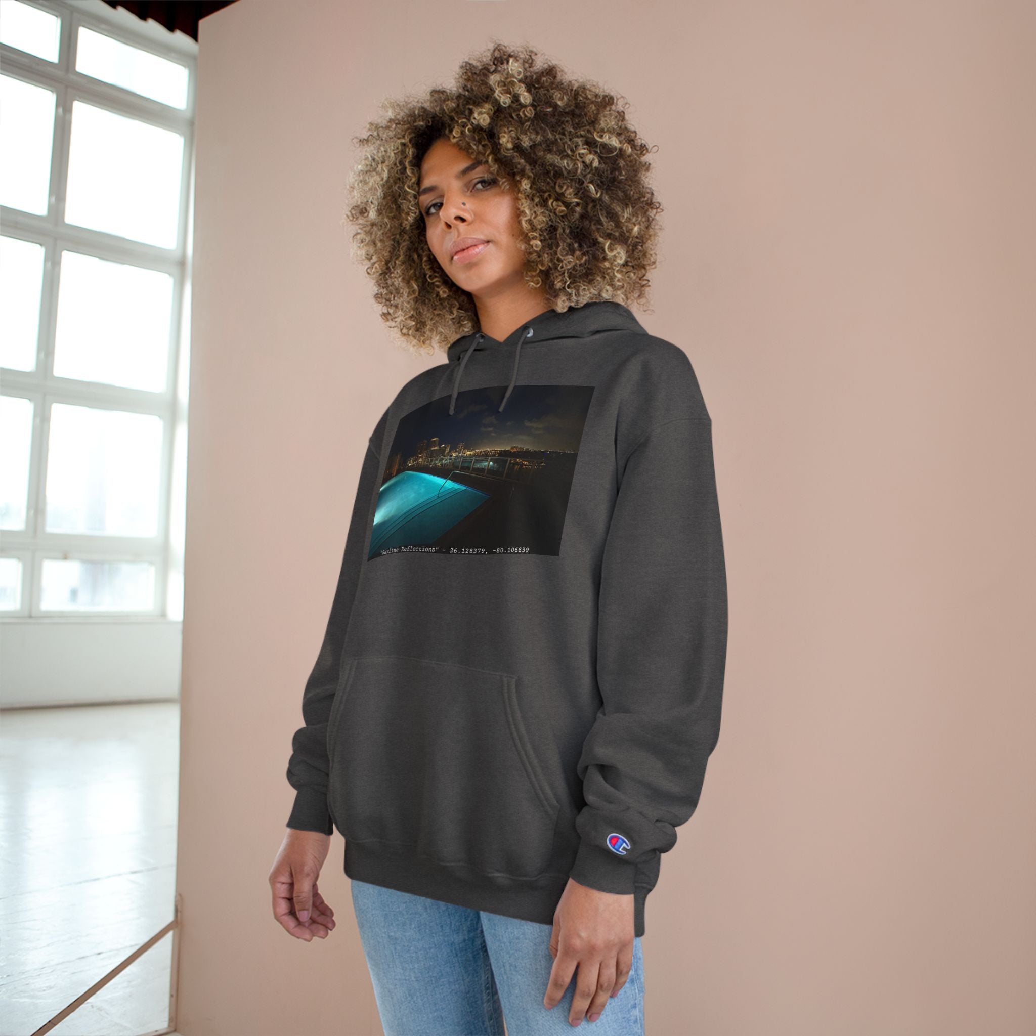 "Skyline Reflections" – Champion Edition Hoodie