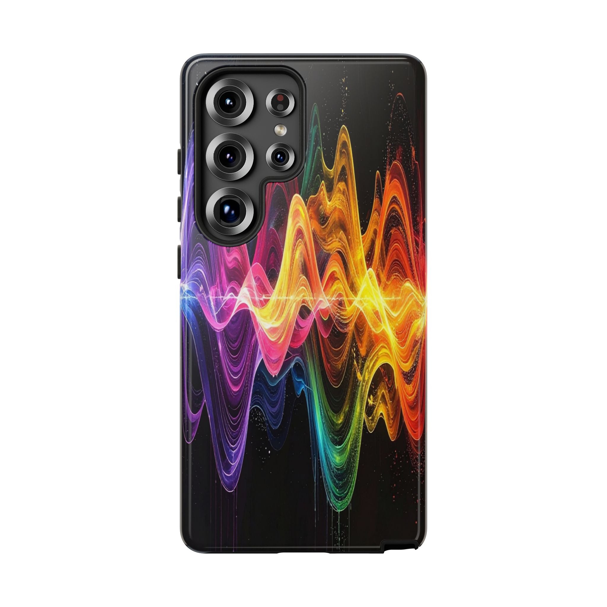 Resonant Spectrum: Digital Sound Wave Visualization, Chromatic Energy Flow - L’Art Suprême Phone Case
