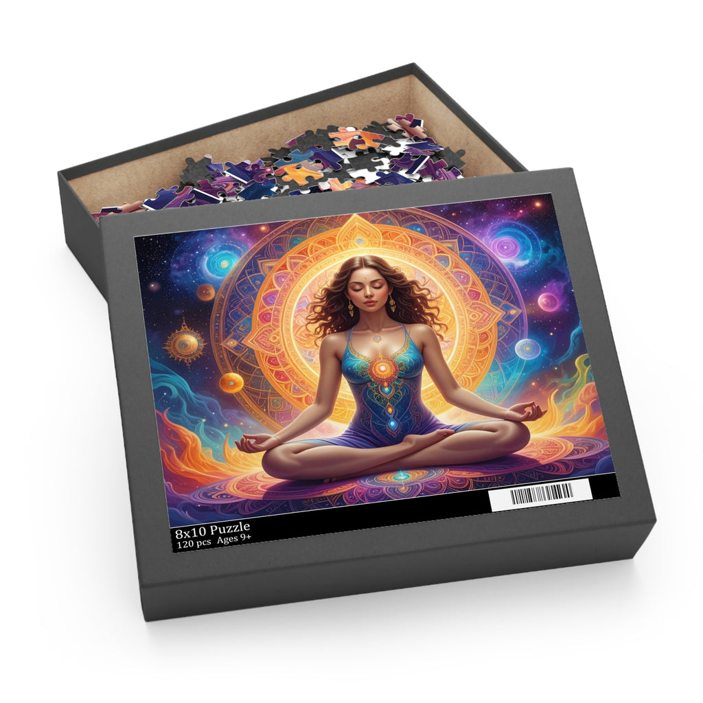 Celestial Meditation: Cosmic Spiritual Journey, Digital Mandala Fantasy Art -  L'Art Puzzle