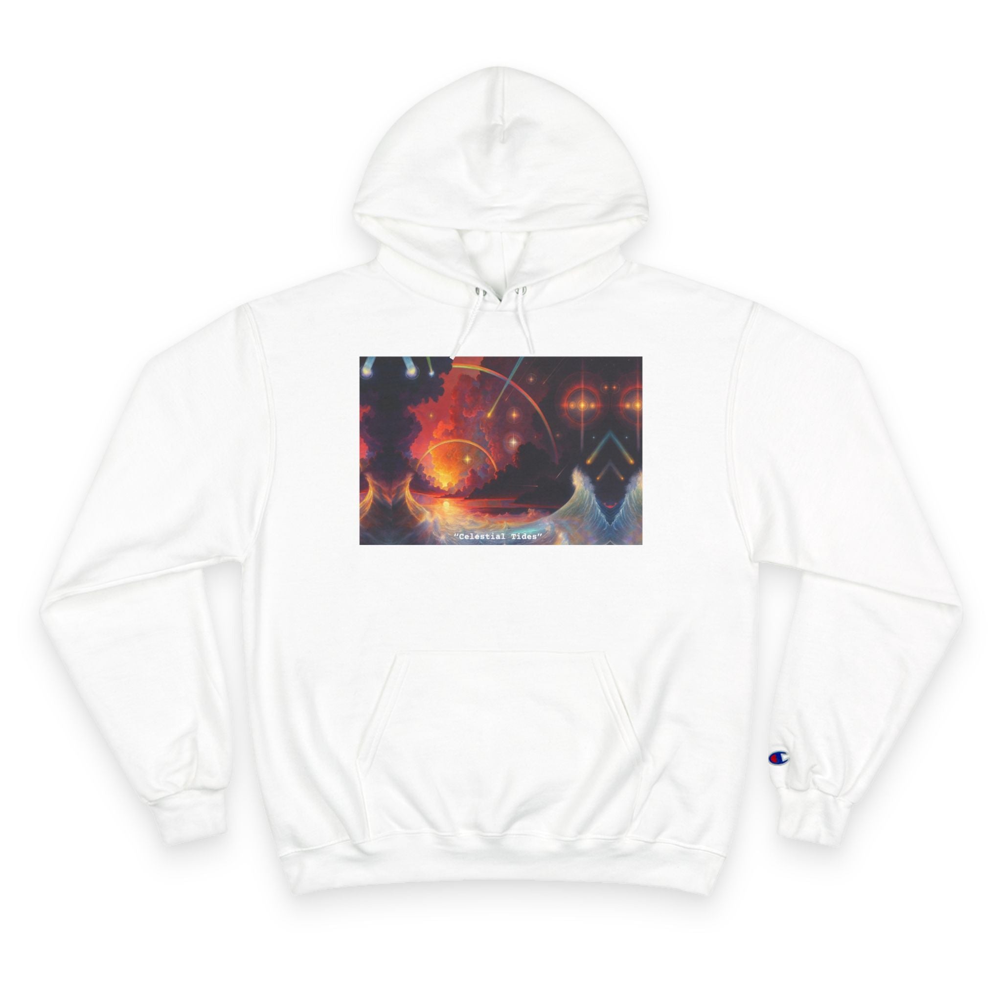 "Celestial Tides" – Champion Hoodie