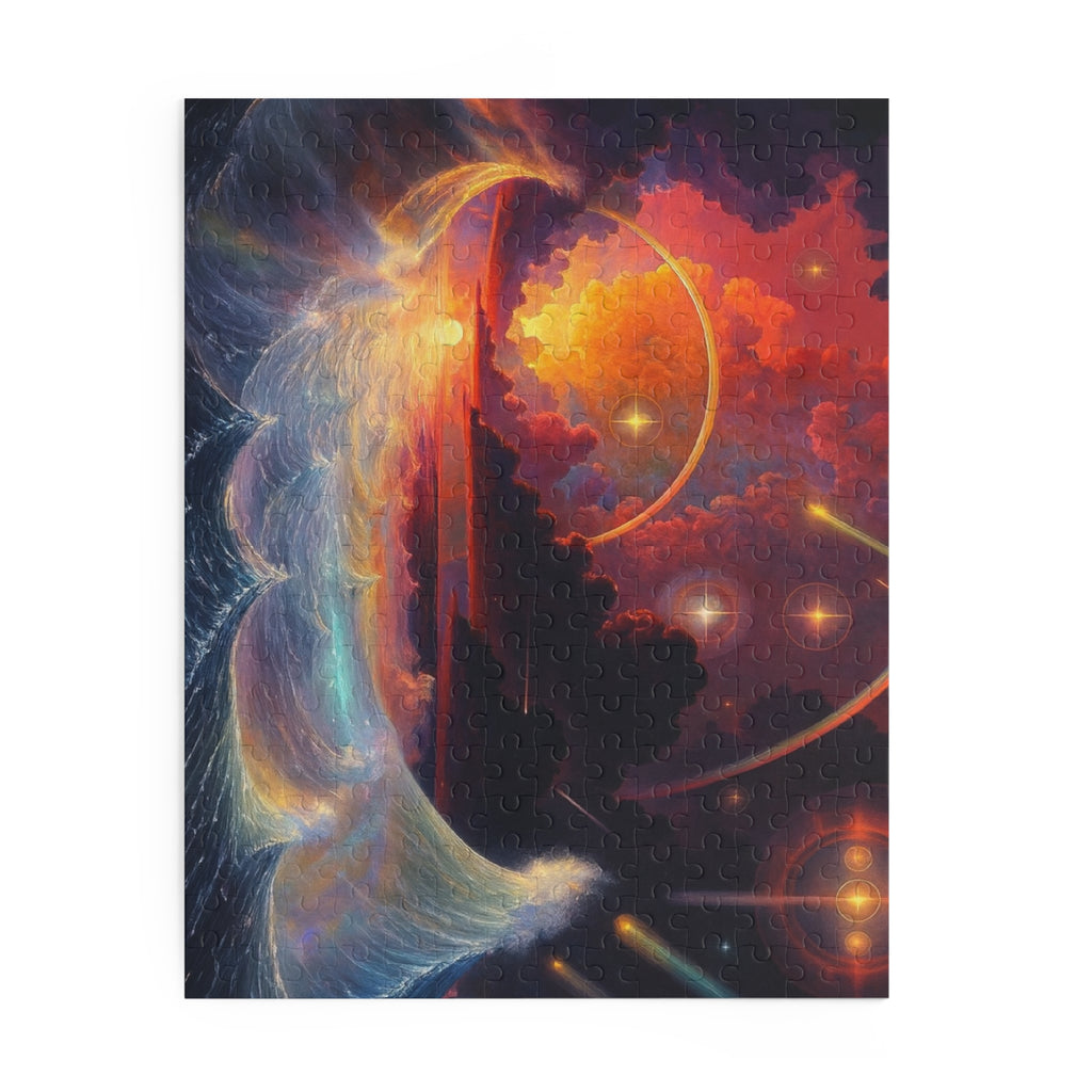 “Celestial Tides” – Cosmic Chaos x Ocean Calm Puzzle