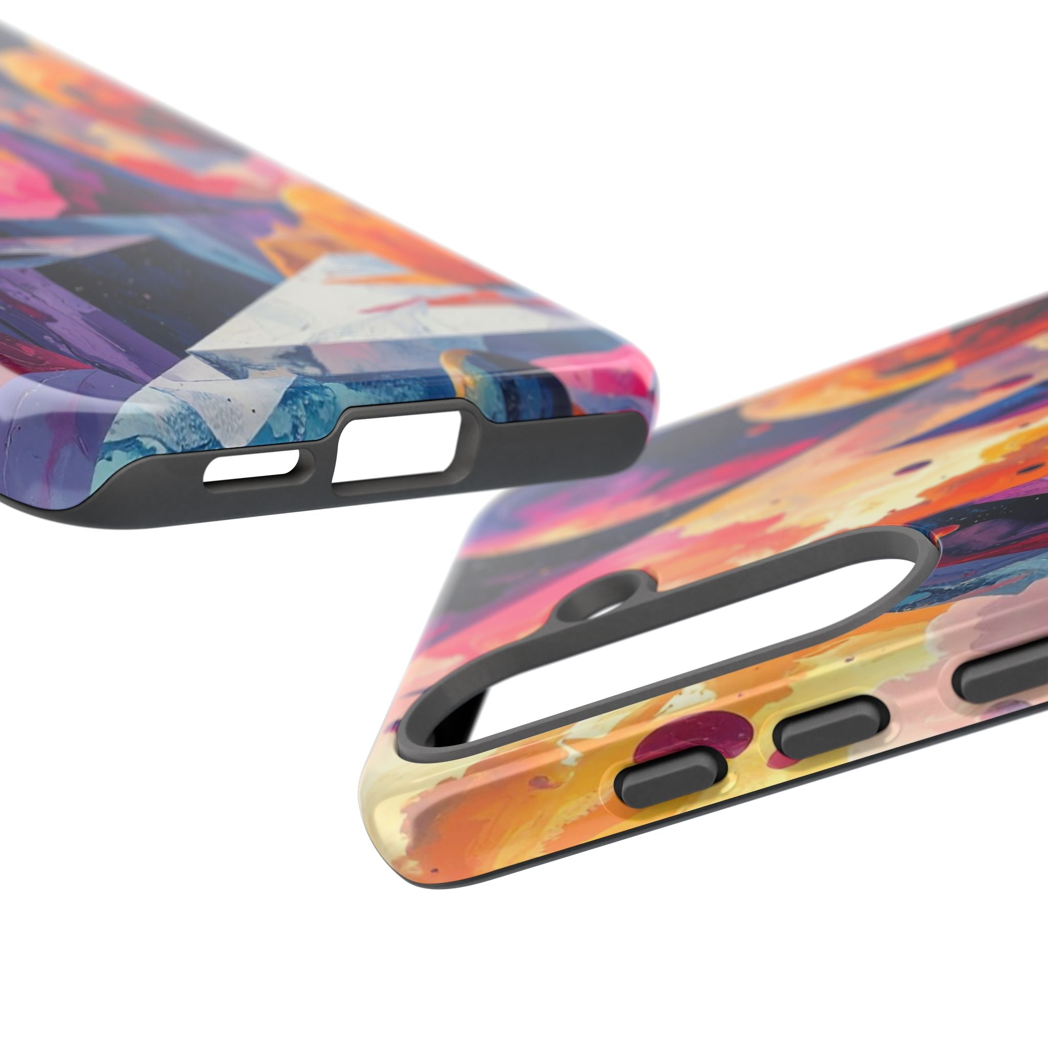 Cosmic Geometrica: Floating Spheres of Abstraction, Digital Dreamscape Dimensions - L’Art Suprême Phone Case