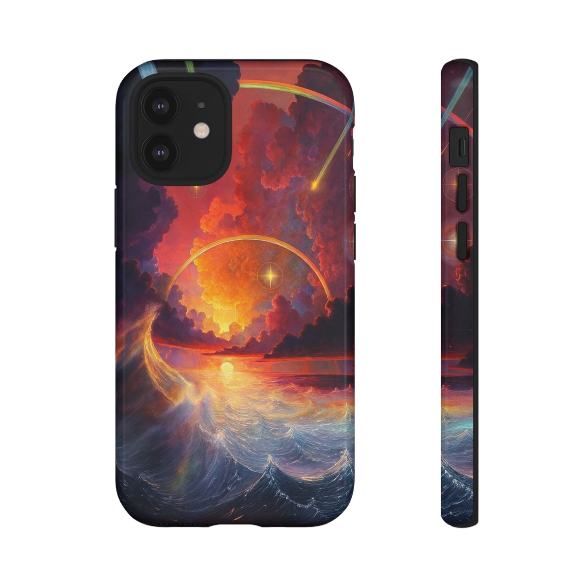 "Celestial Tides" – Printed Tough Phone Case