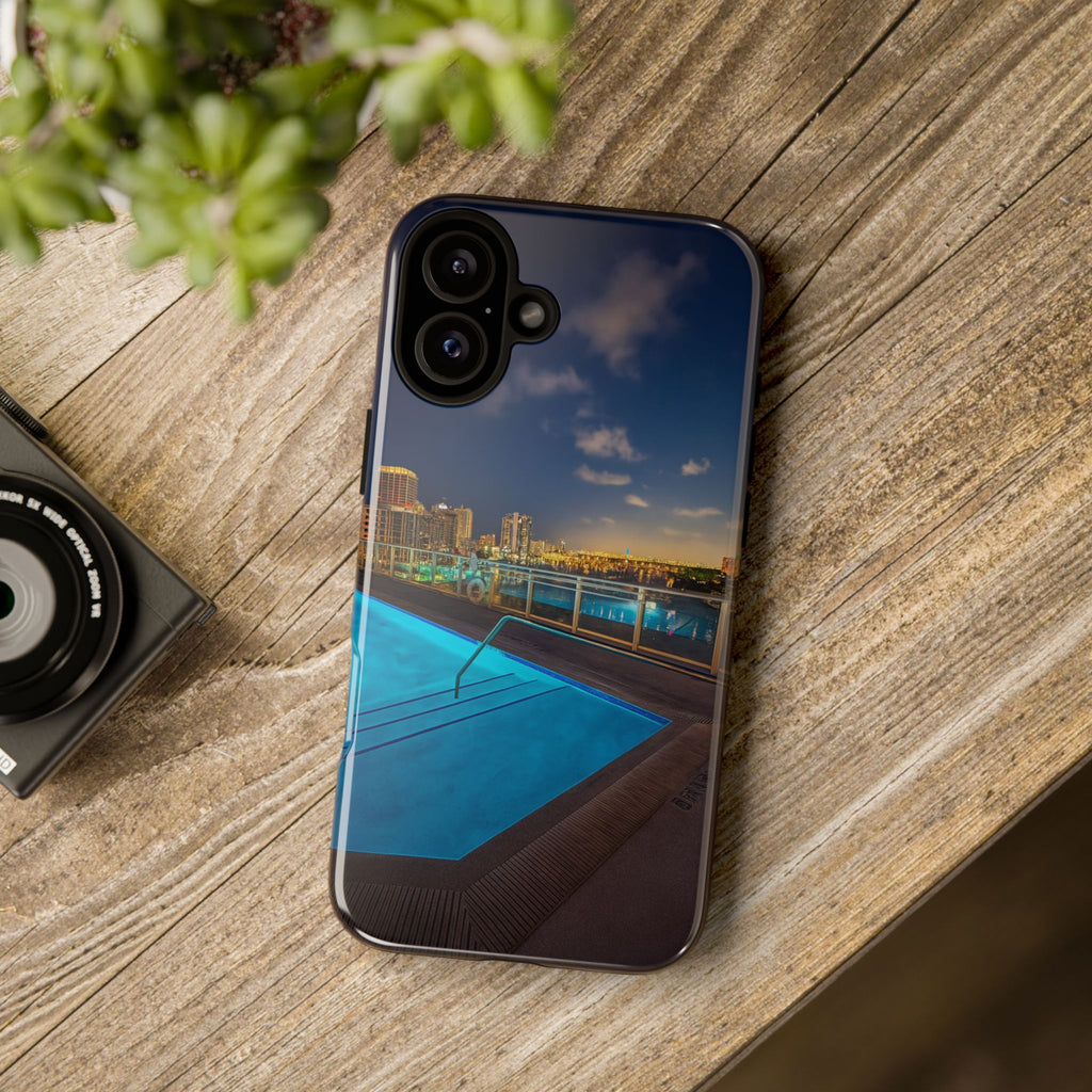"Skyline Reflections" – Printed Phone Case