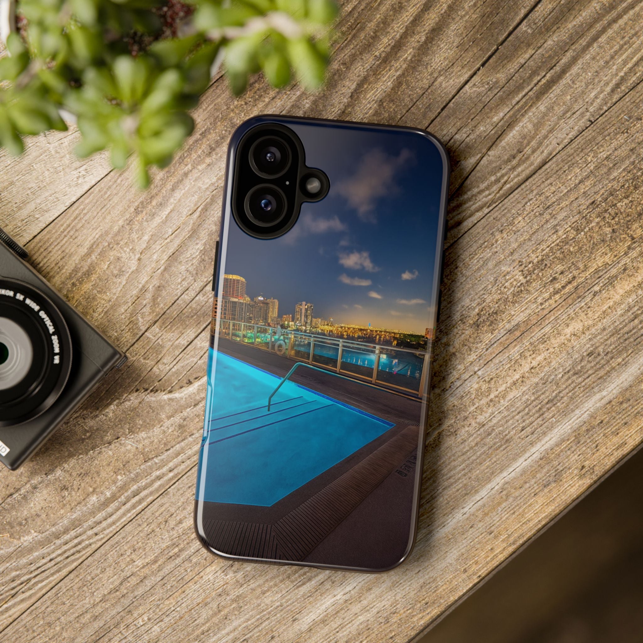 "Skyline Reflections" – Printed Phone Case