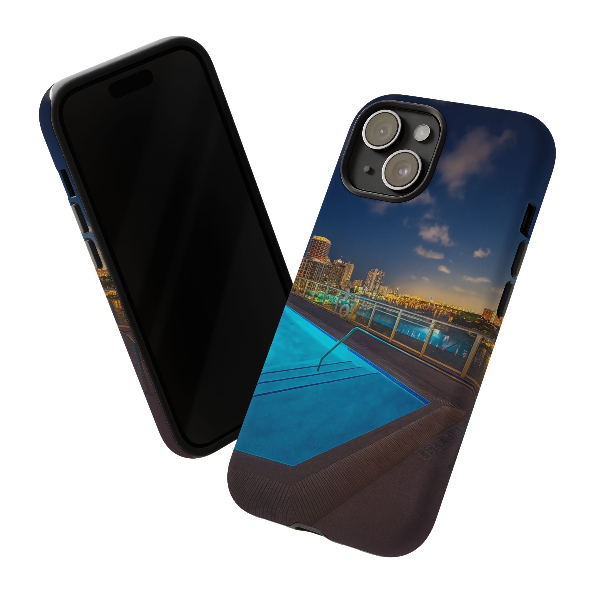 "Skyline Reflections" – Printed Phone Case