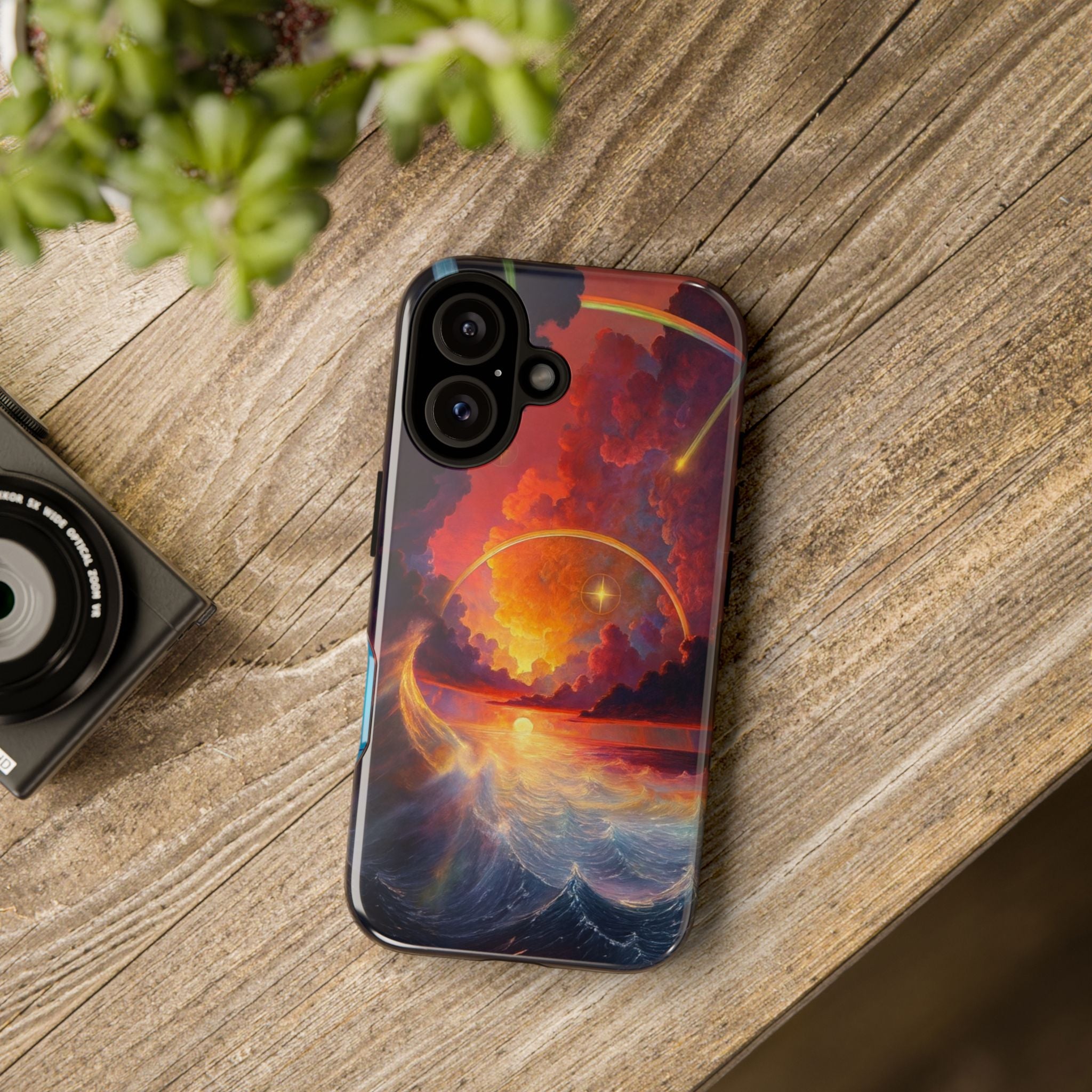 "Celestial Tides" – Printed Tough Phone Case