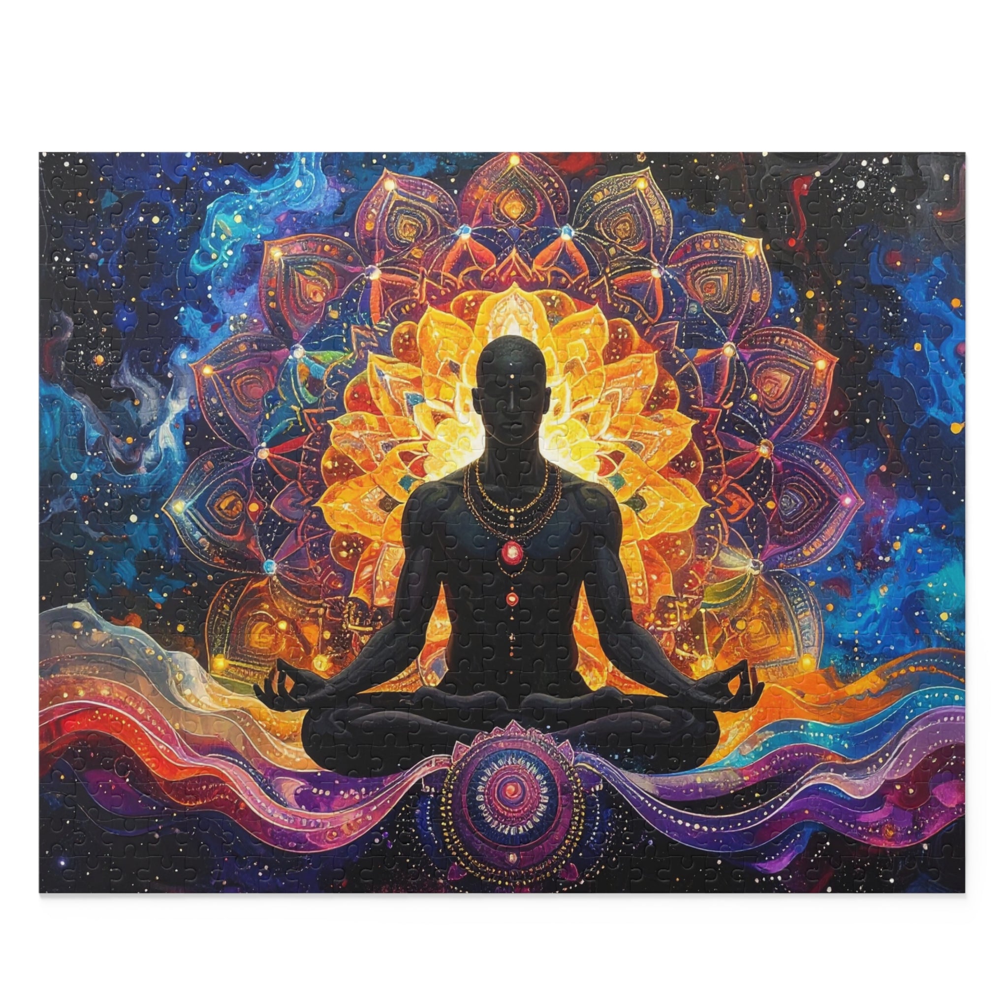 Cosmic Meditation: Chakra Awakening, Mandala of Spiritual Emergence -  L'Art Puzzle