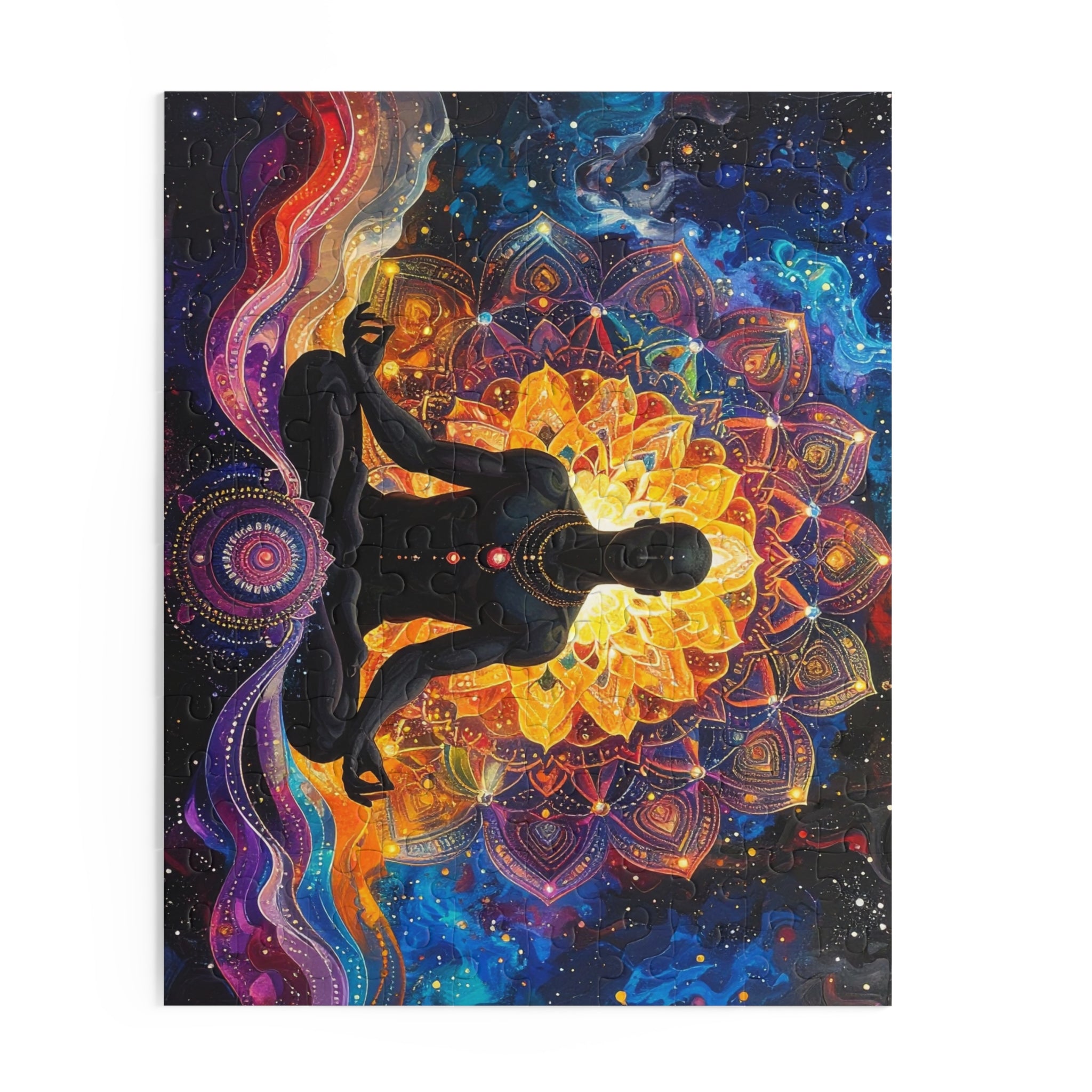 Cosmic Meditation: Chakra Awakening, Mandala of Spiritual Emergence -  L'Art Puzzle